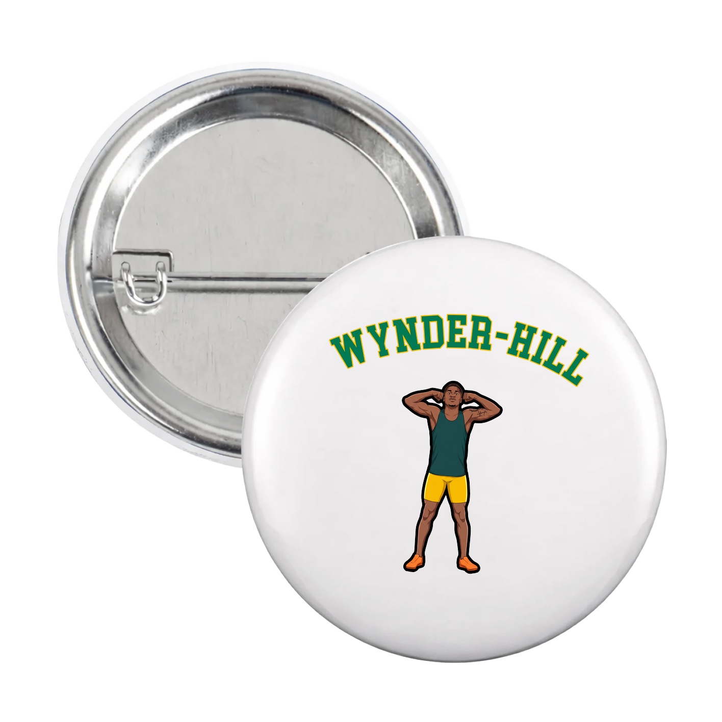 Game Day Button — Shirsey Arch in White
