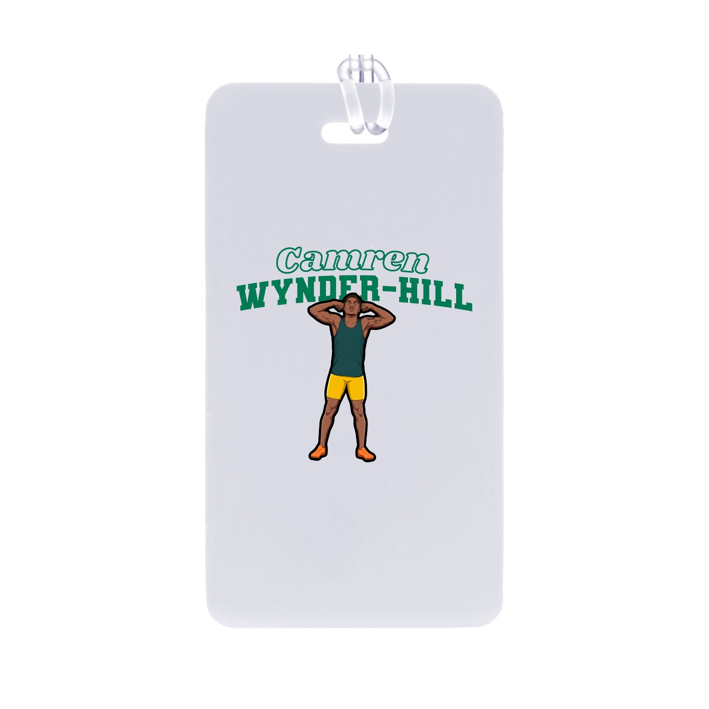 Bag Tag — Name Arch in Classic