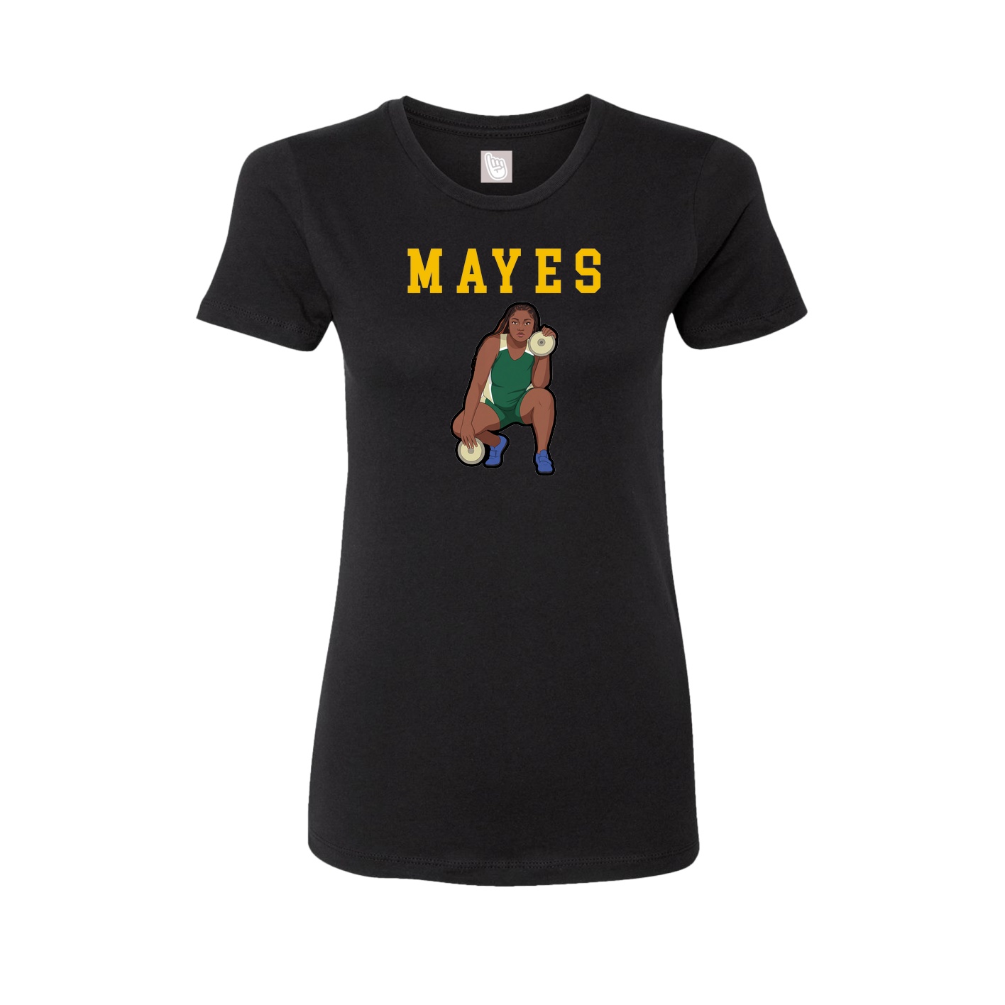 Fitted Women's Tee — Shirsey in Black