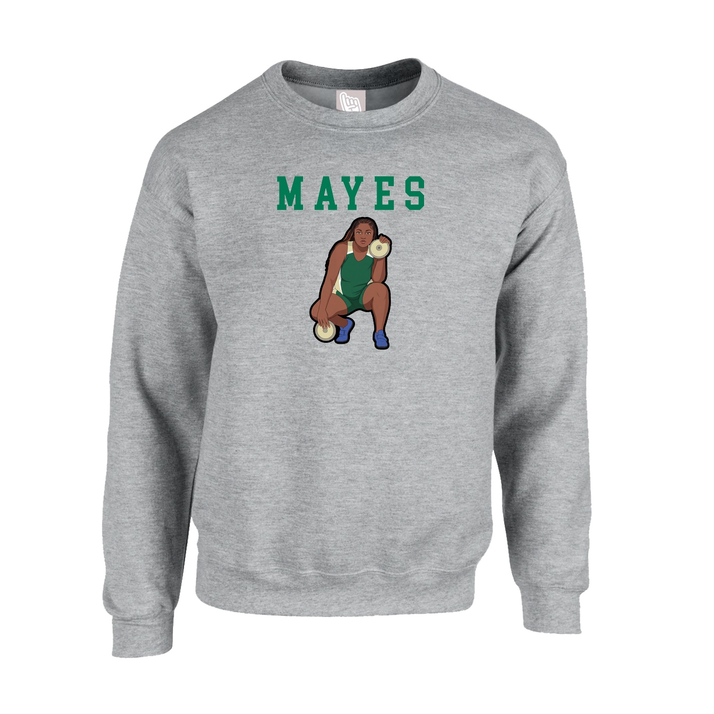 Fleece Crew — Shirsey in Grey