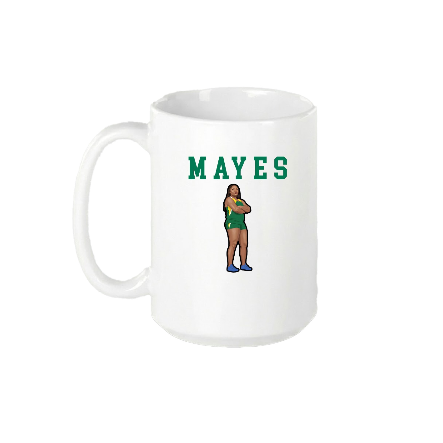 15oz Coffee Mug — Shirsey in White