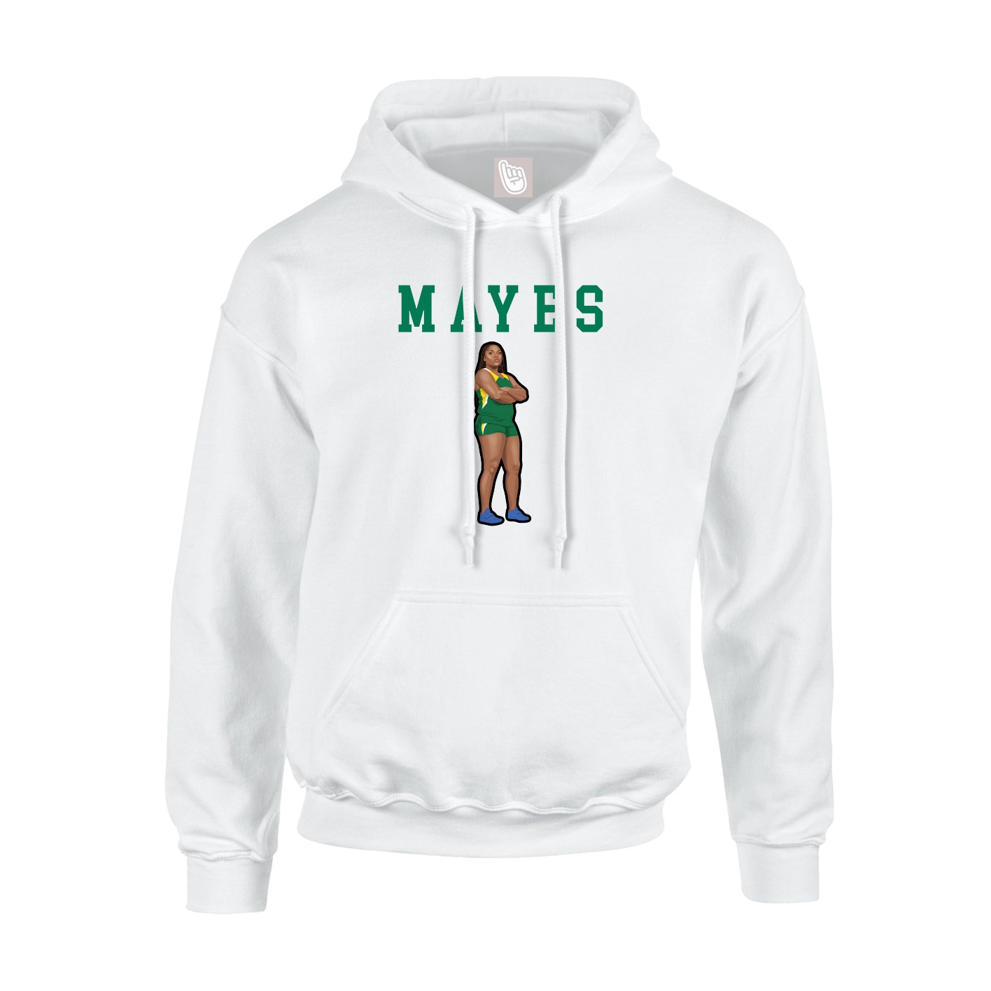 Hoodie — Shirsey in White