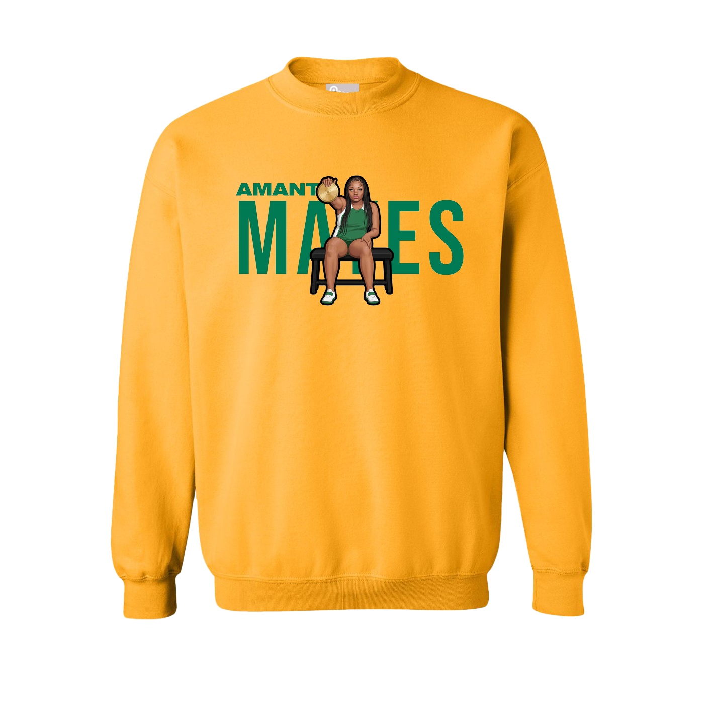 Fleece Crew — Player Name in Gold