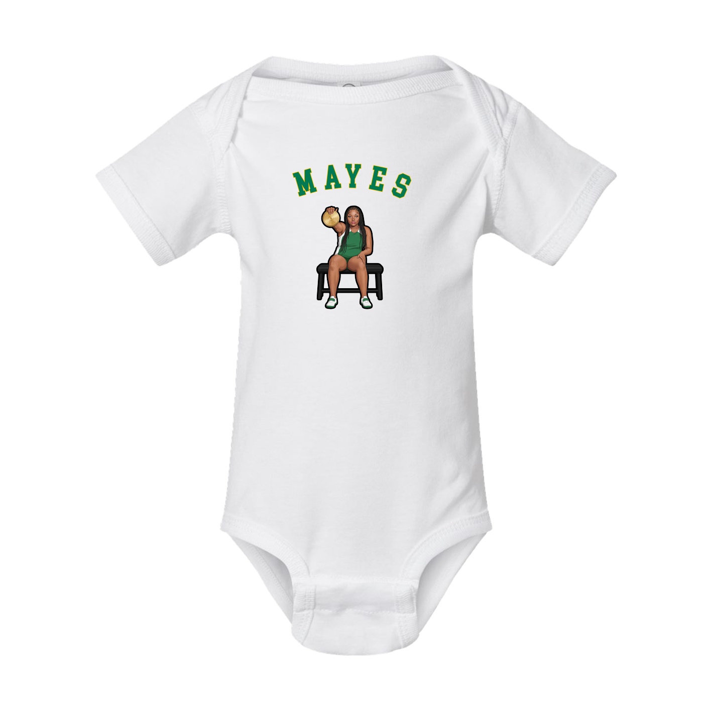 Baby Onesie — Shirsey Arch in White