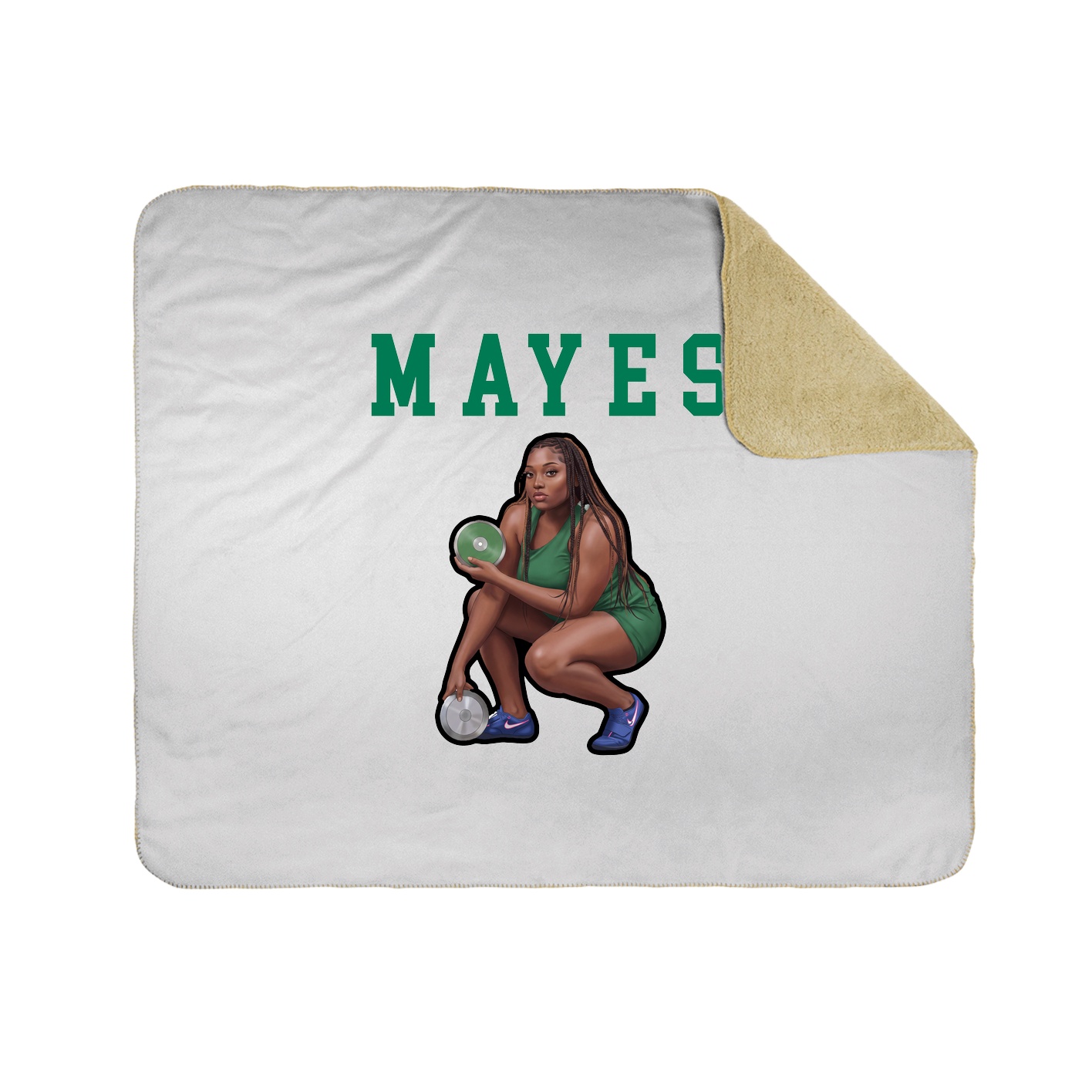 Throw Blanket — Shirsey in White