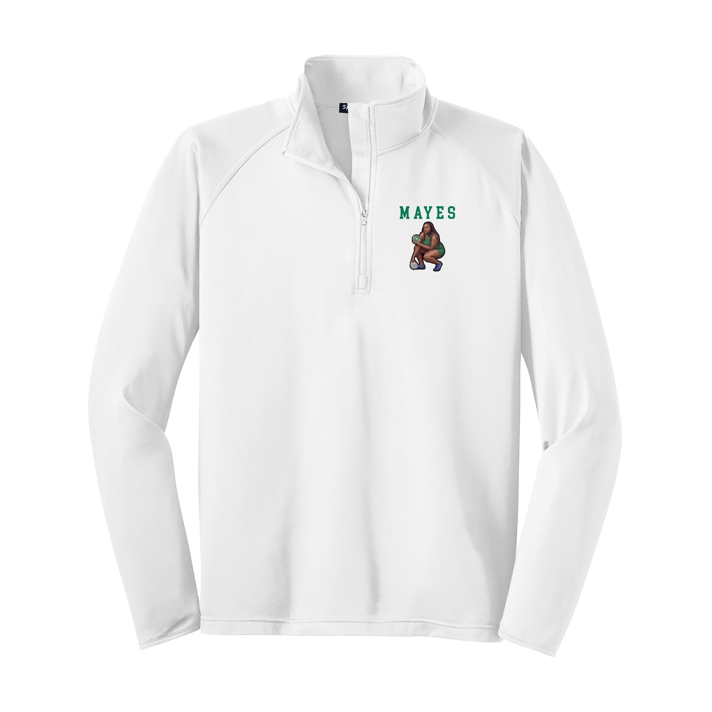 Q-Zip Pullover — Shirsey in White