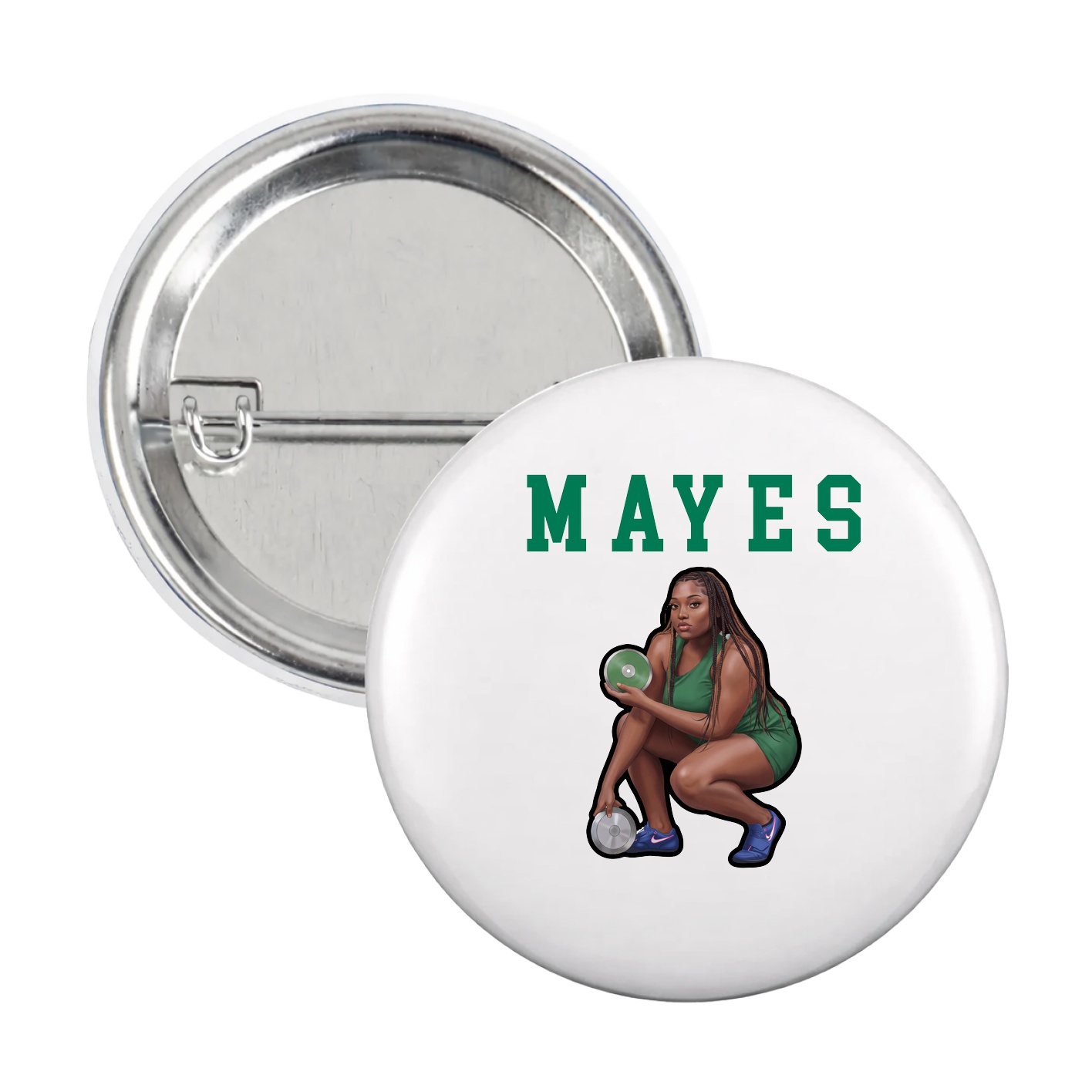 Game Day Button — Shirsey in White