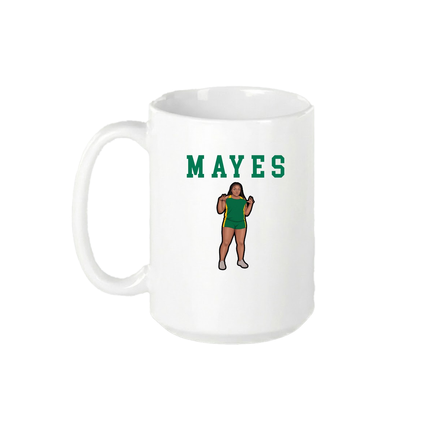 15oz Coffee Mug — Shirsey in White