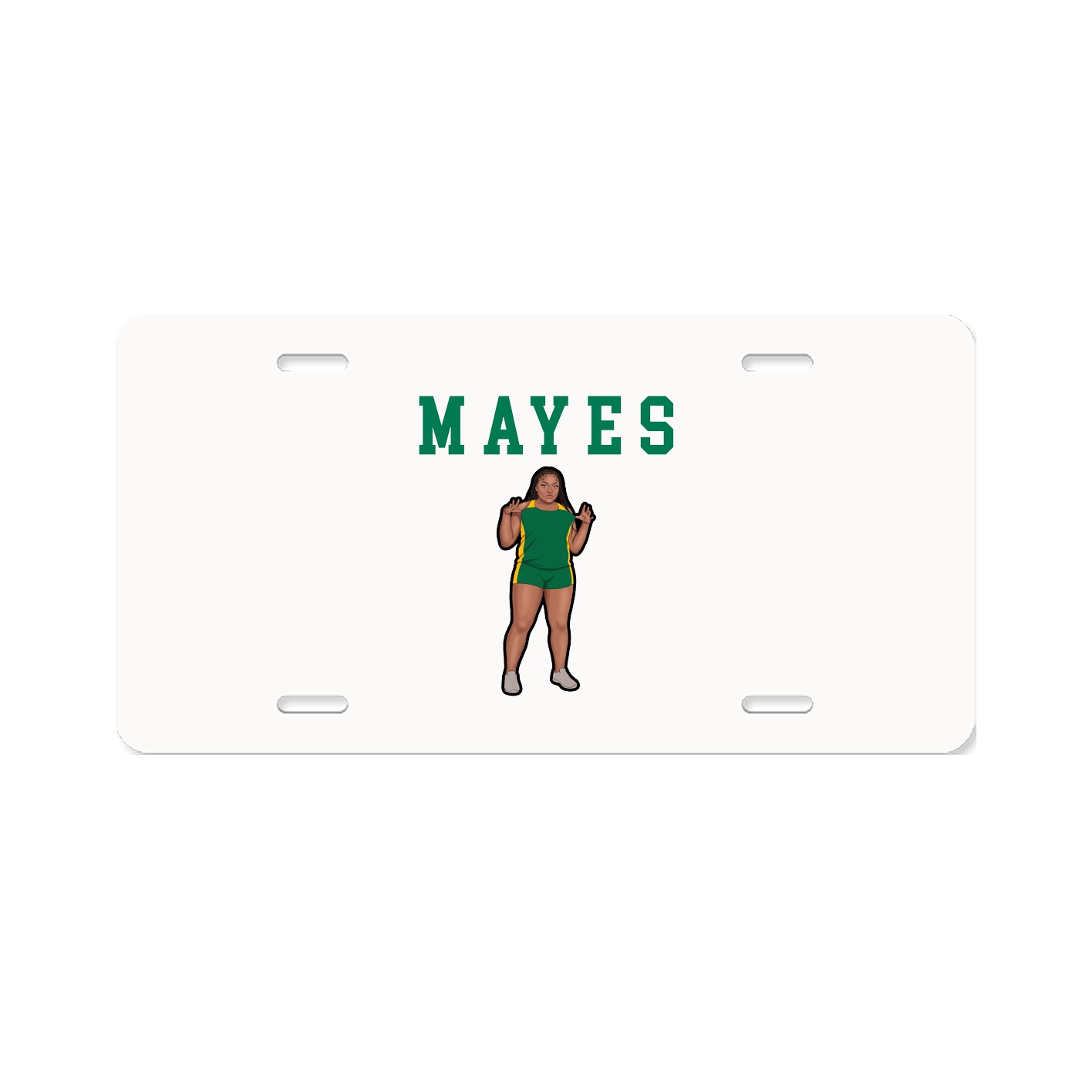 License Plate — Shirsey in Classic