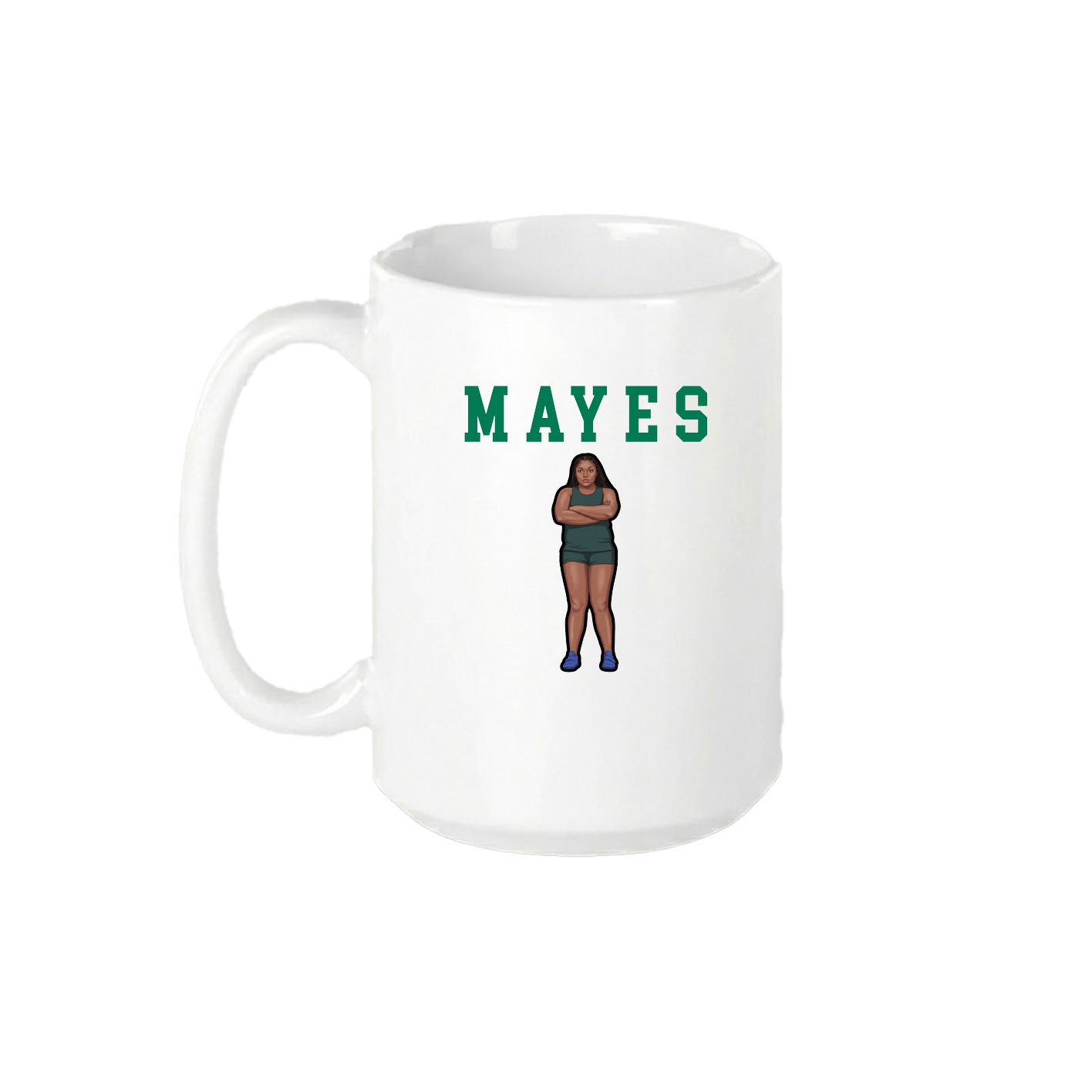 15oz Coffee Mug — Shirsey in White