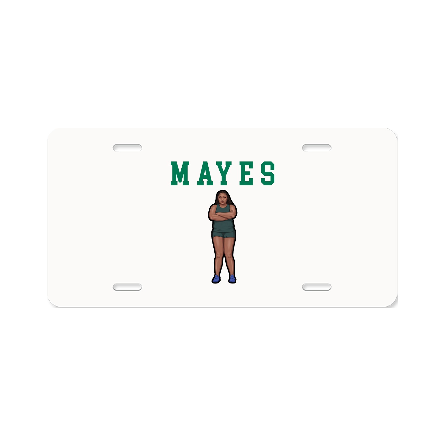 License Plate — Shirsey in Classic