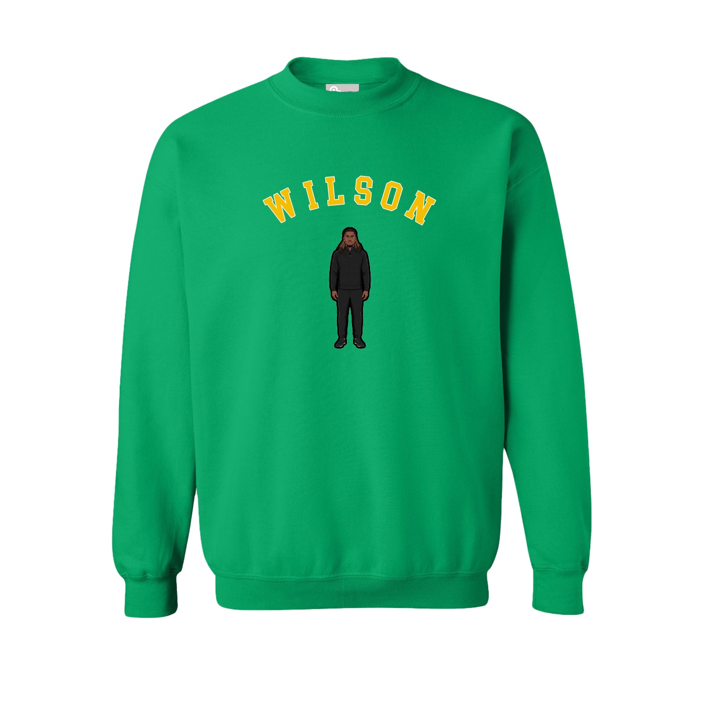 Fleece Crew — Shirsey Arch in Green