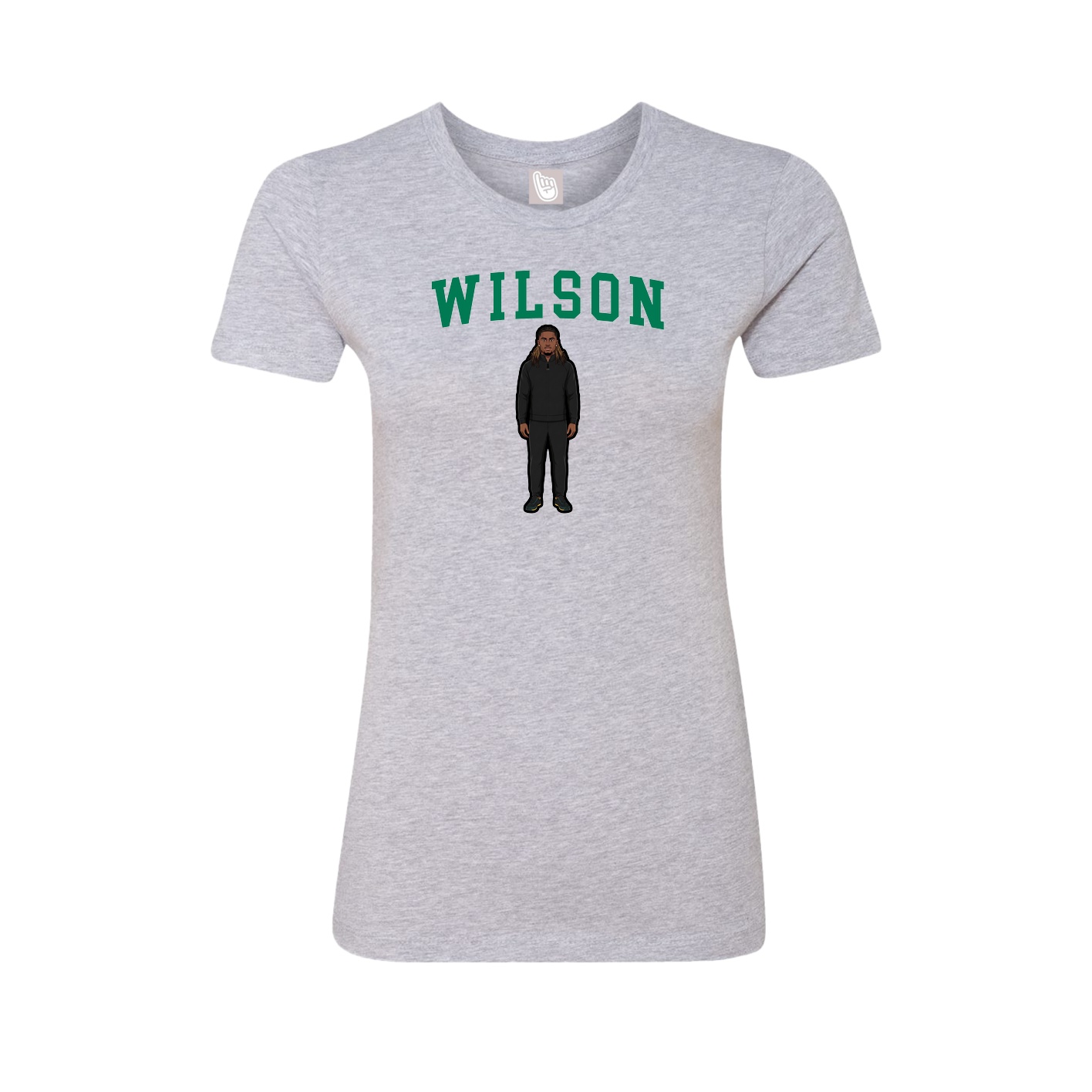 Fitted Women's Tee — Shirsey in Grey