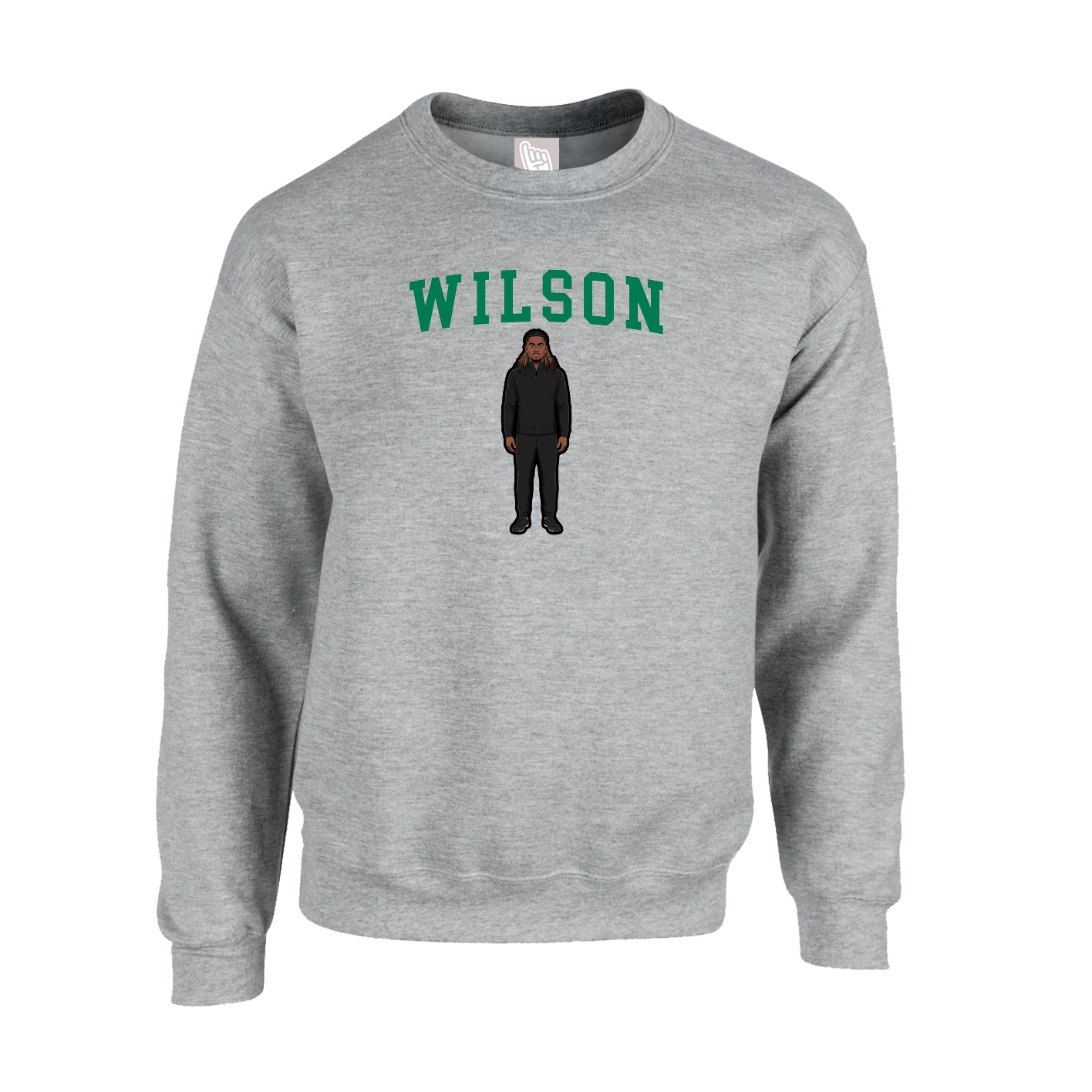Fleece Crew — Shirsey in Grey