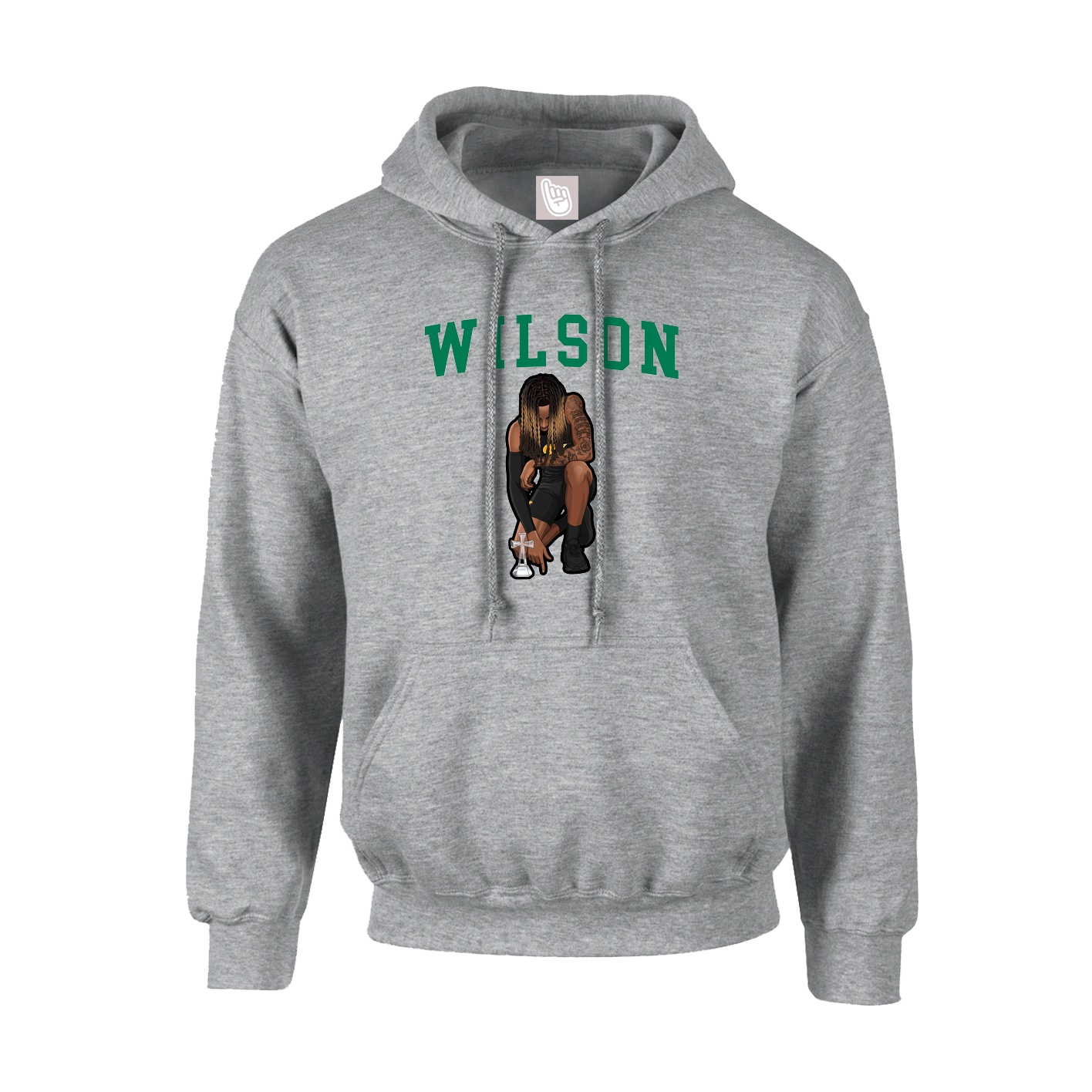 Hoodie — Shirsey in Grey