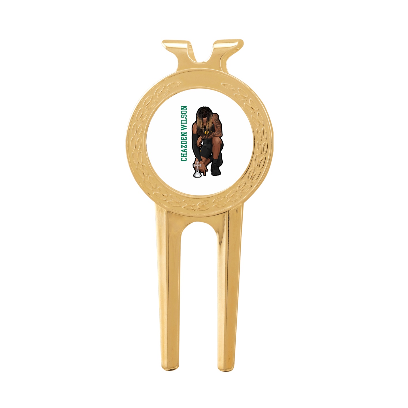 Divot Tool with Ball Marker — Name Vertical in Classic