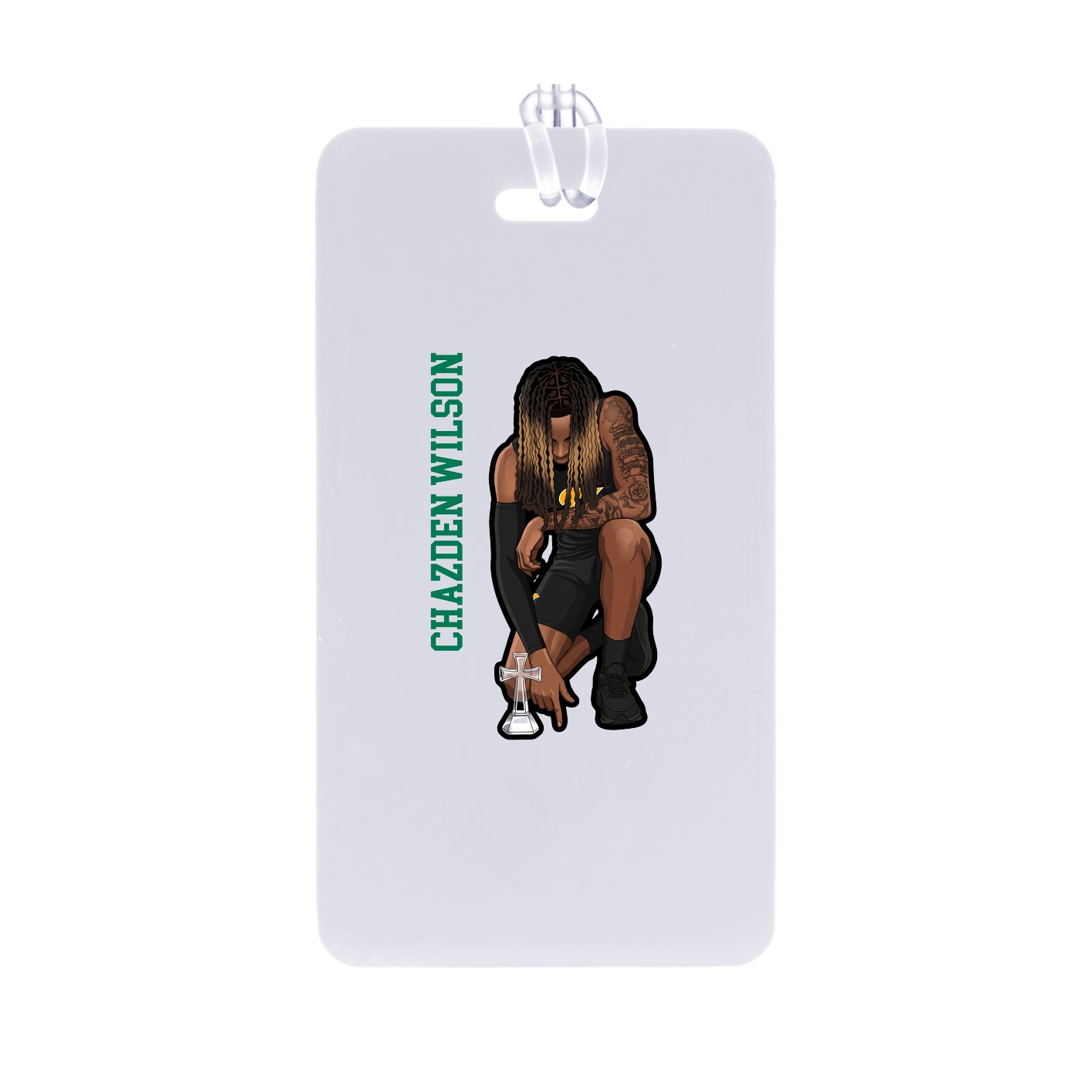 Bag Tag — Name Vertical in Classic