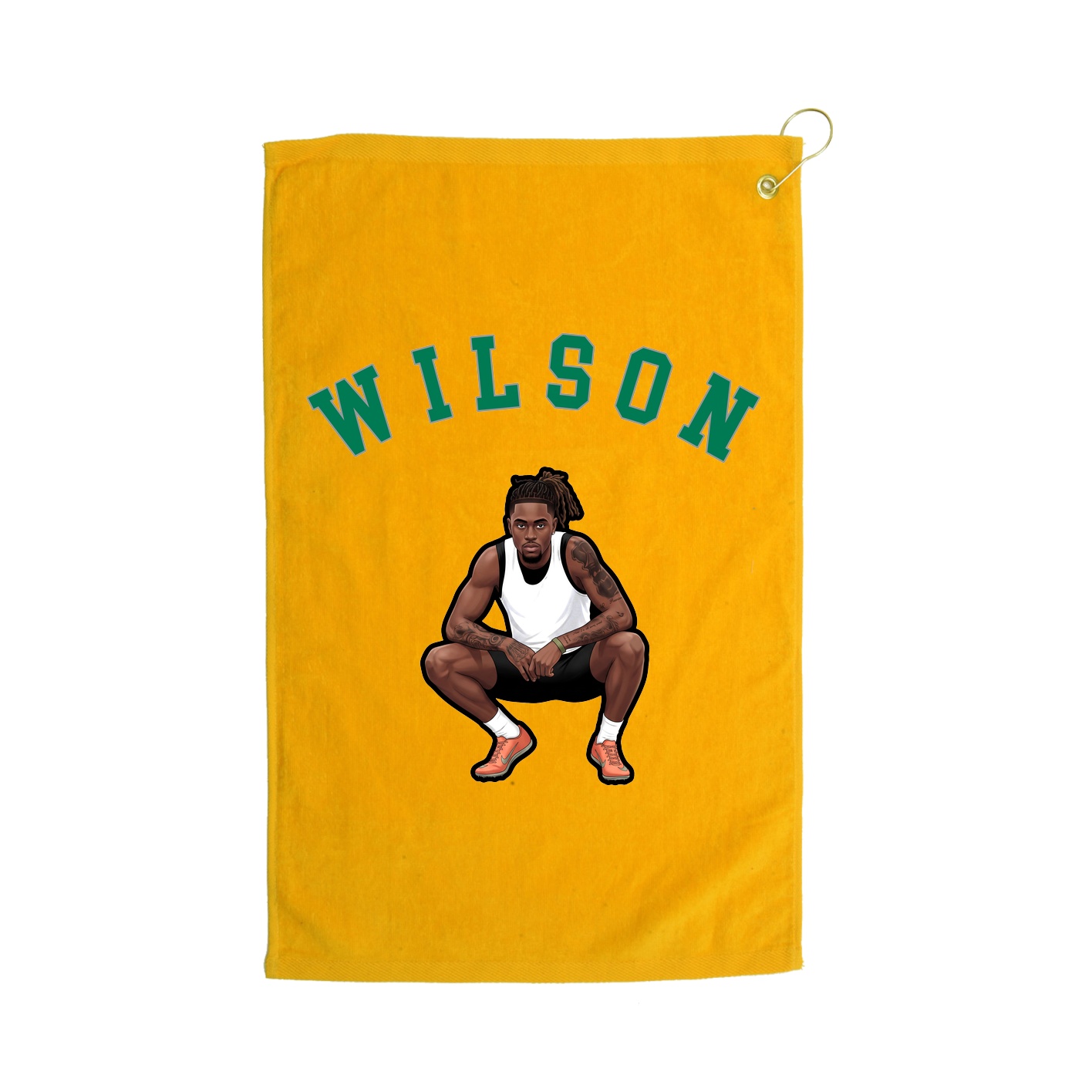 Golf Towel — Shirsey Arch in Gold