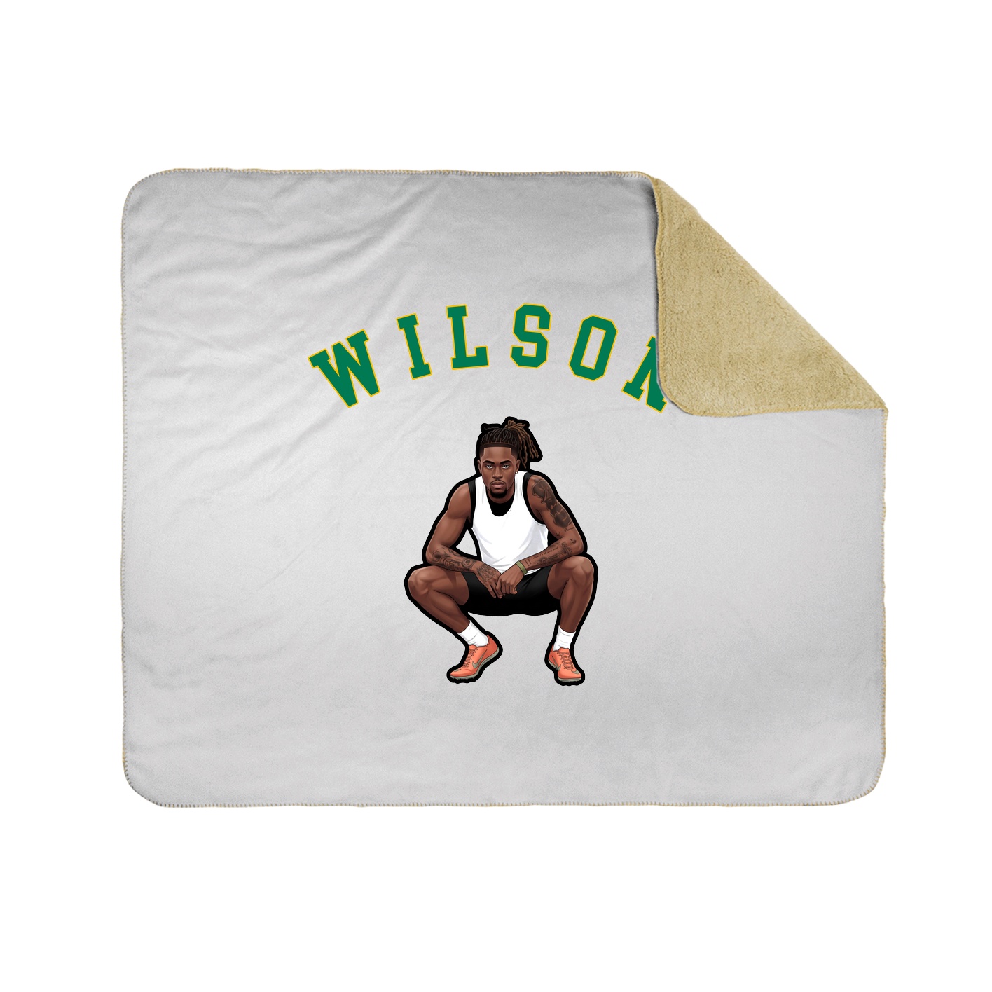Throw Blanket — Shirsey Arch in White