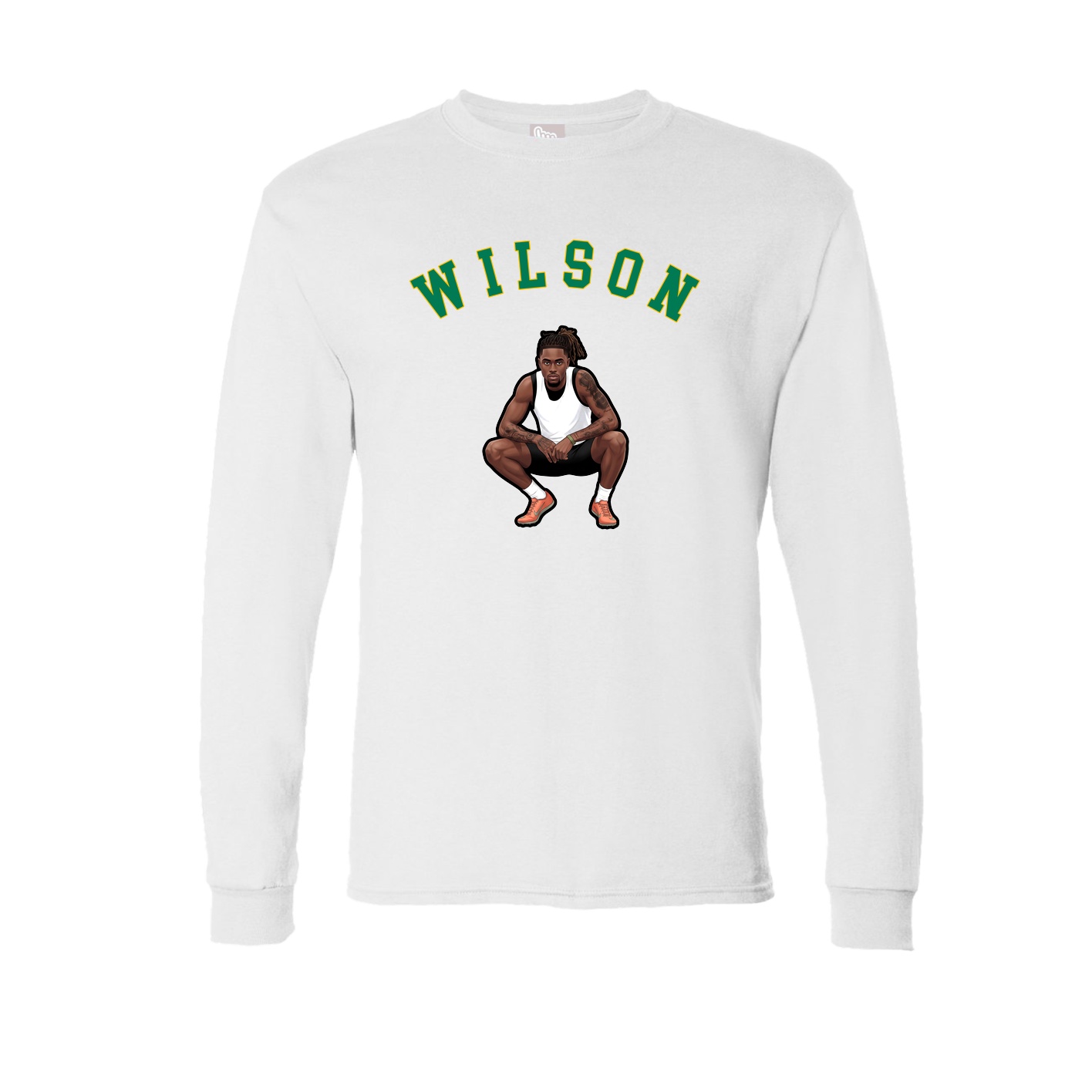 Long Sleeve Tee — Shirsey Arch in White