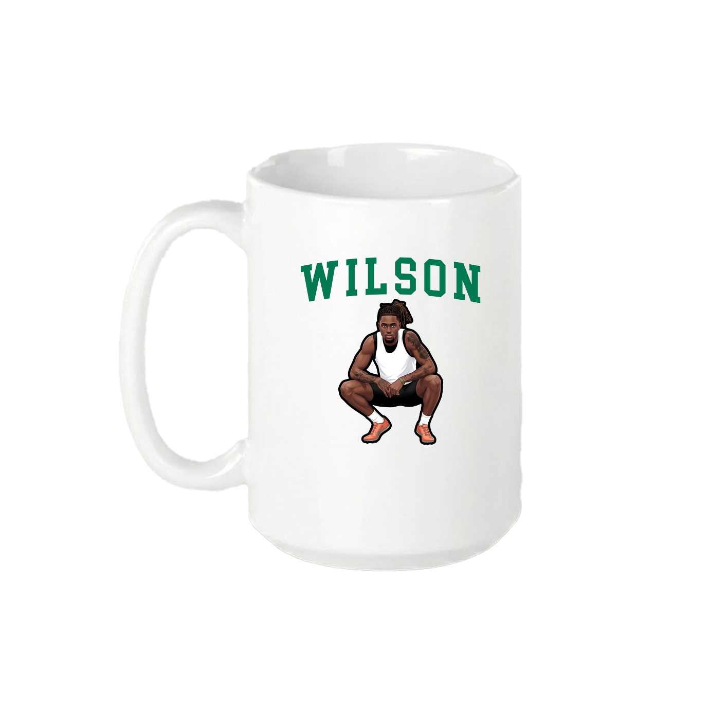 15oz Coffee Mug — Shirsey in White