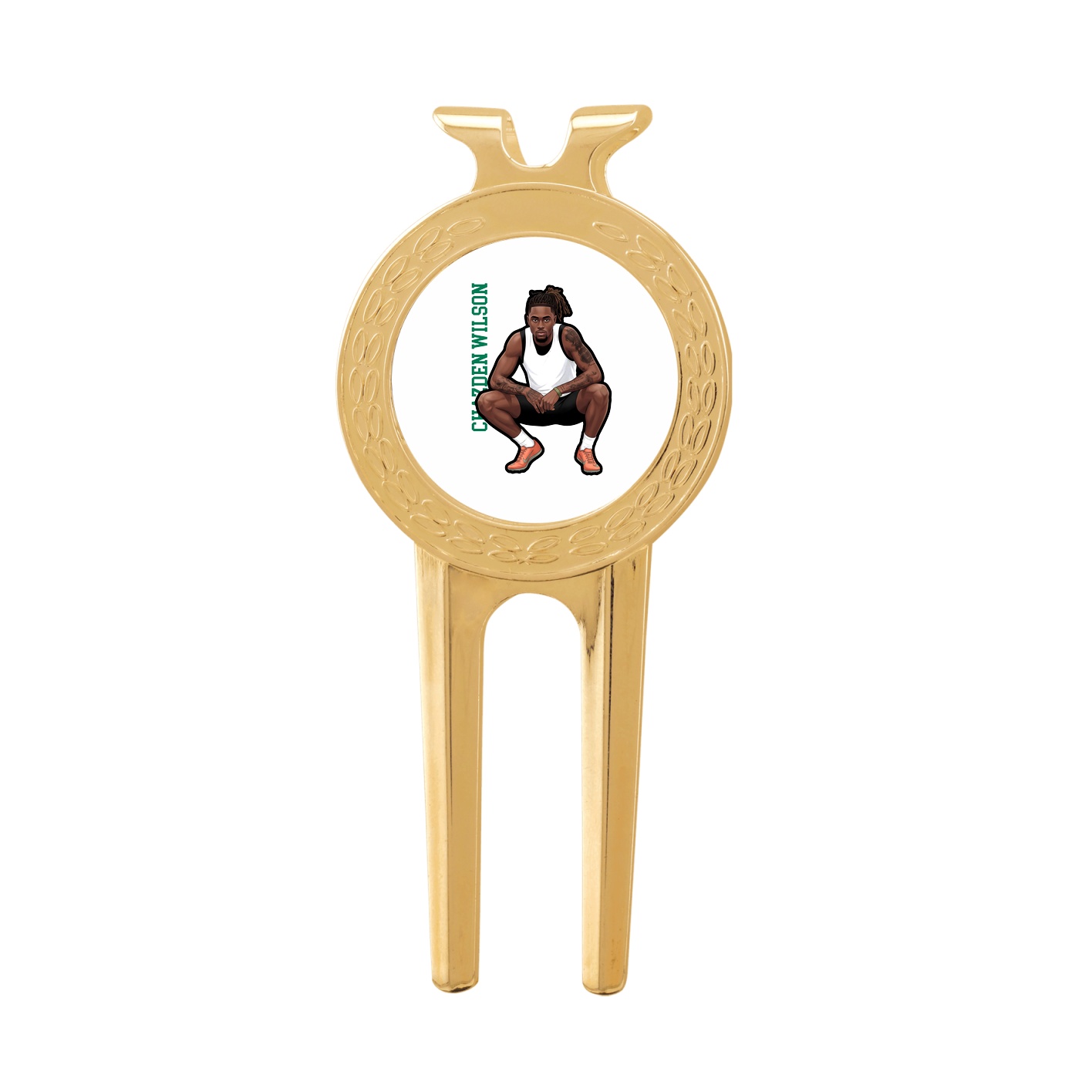 Divot Tool with Ball Marker — Name Vertical in Classic