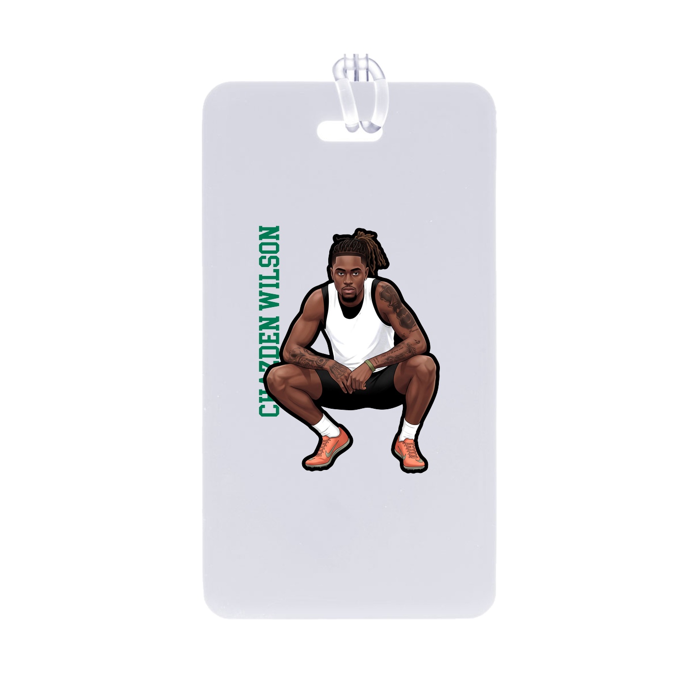 Bag Tag — Name Vertical in Classic
