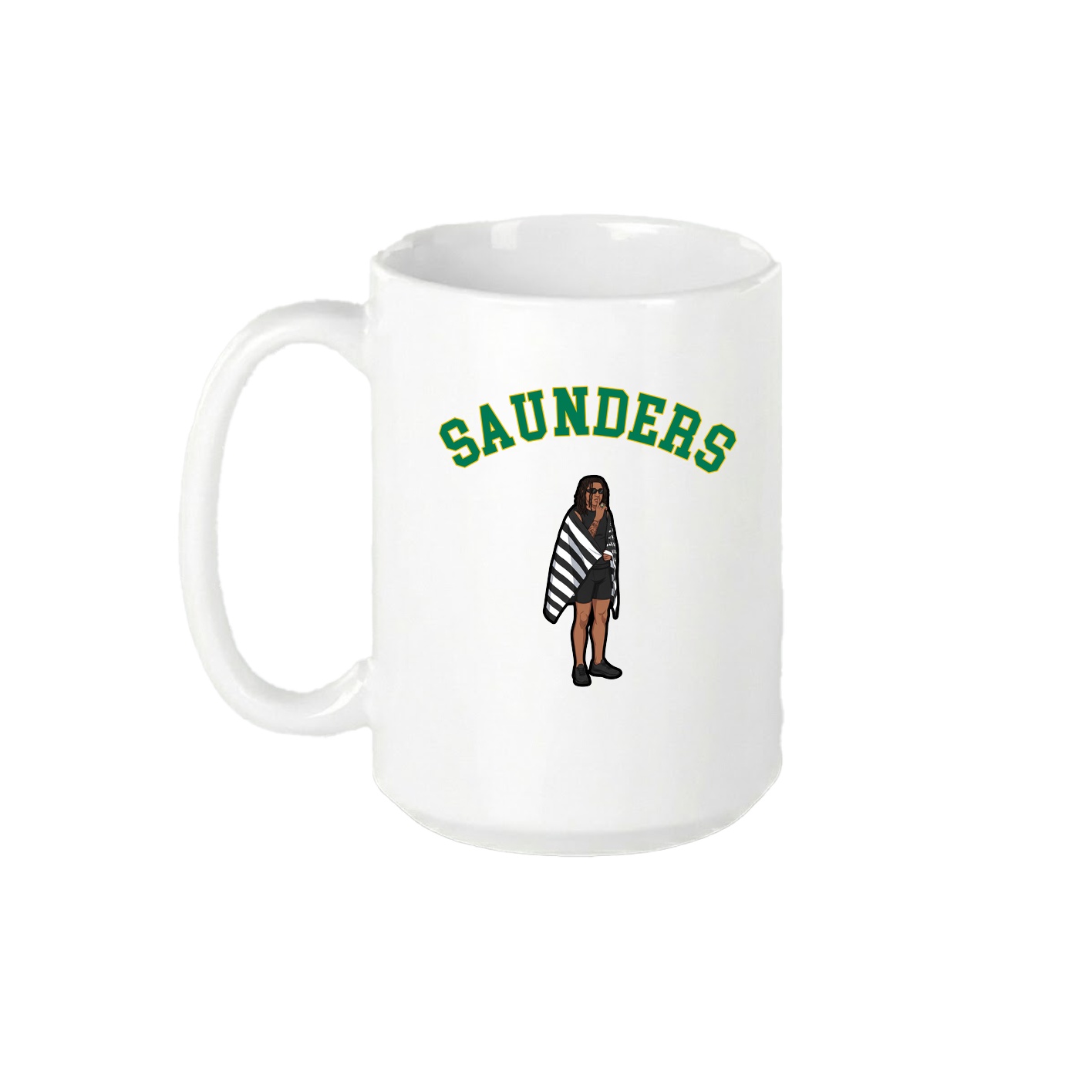 15oz Coffee Mug — Shirsey Arch in White