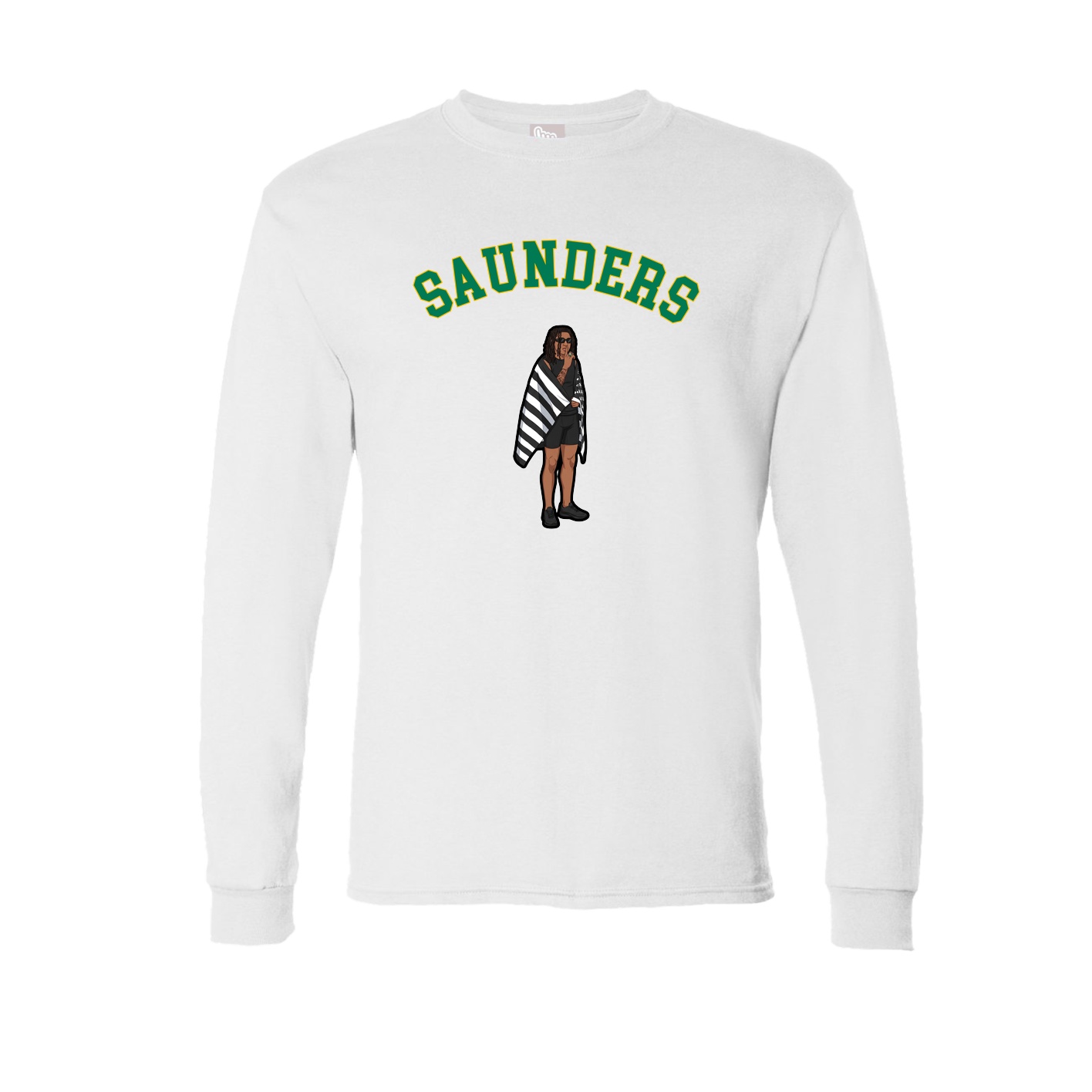 Long Sleeve Tee — Shirsey Arch in White