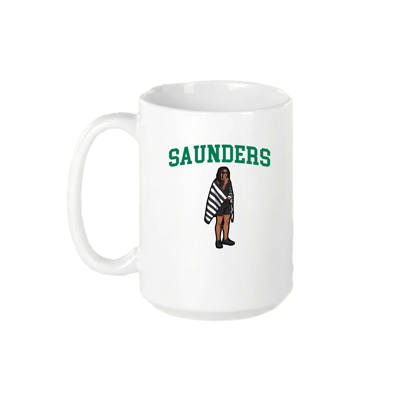 15oz Coffee Mug — Shirsey in White