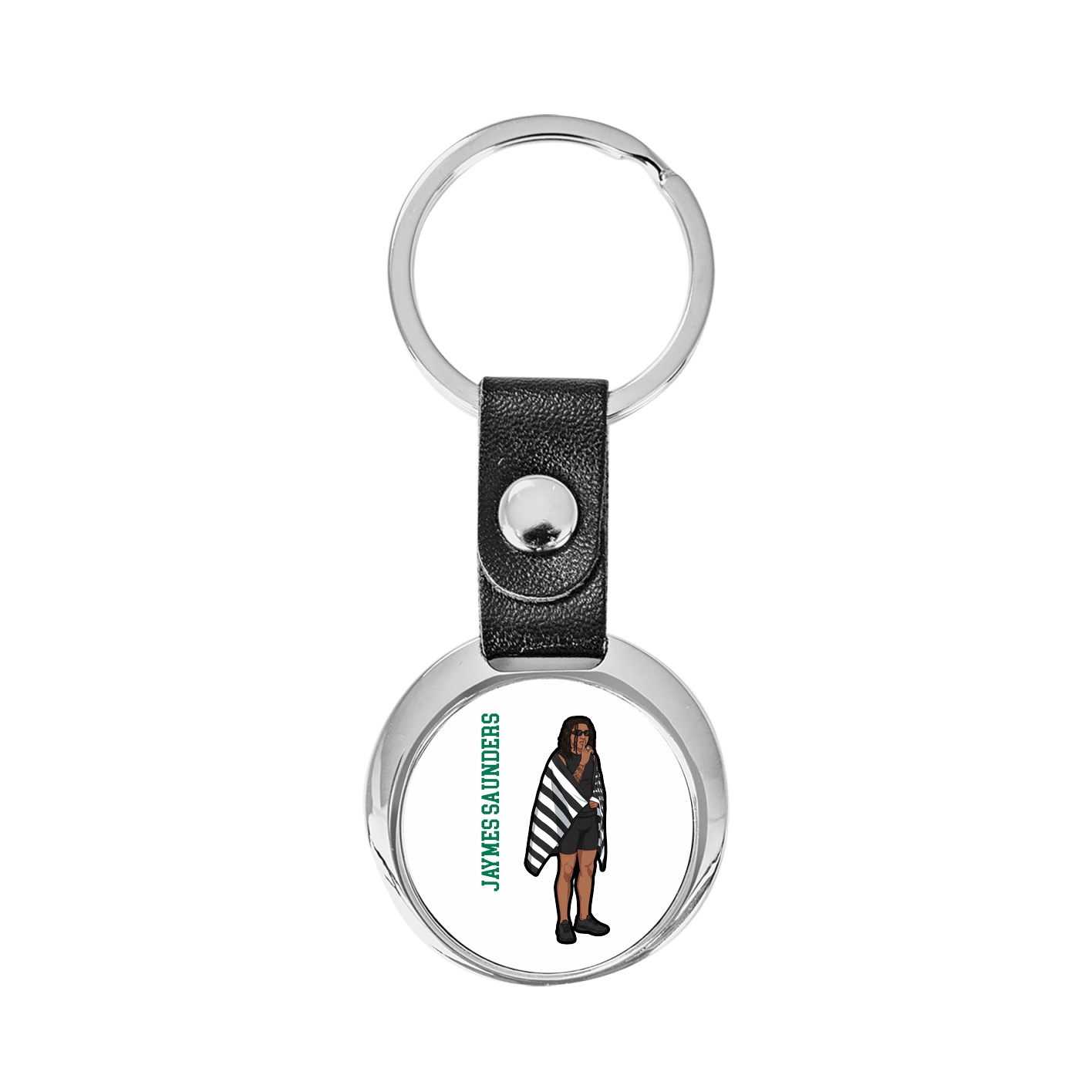 Key Chain — Name Vertical in Classic