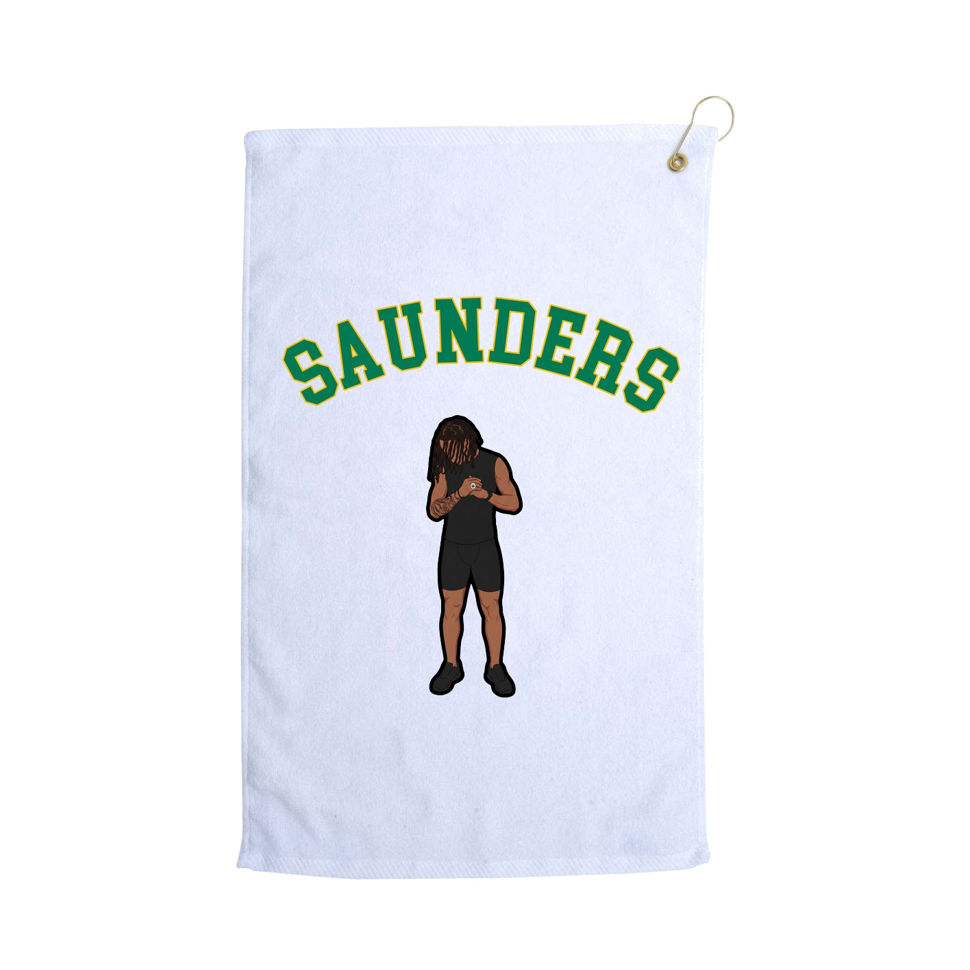 Golf Towel — Shirsey Arch in White