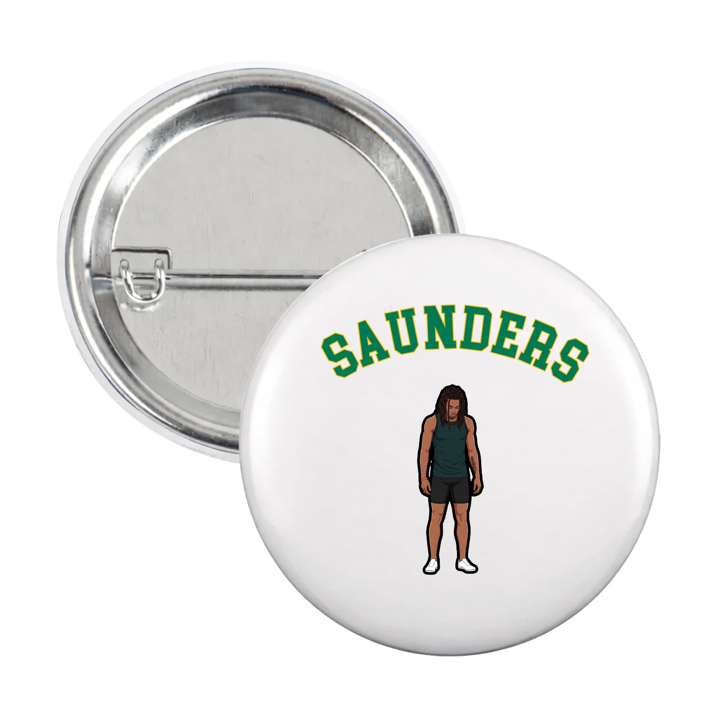 Game Day Button — Shirsey Arch in White