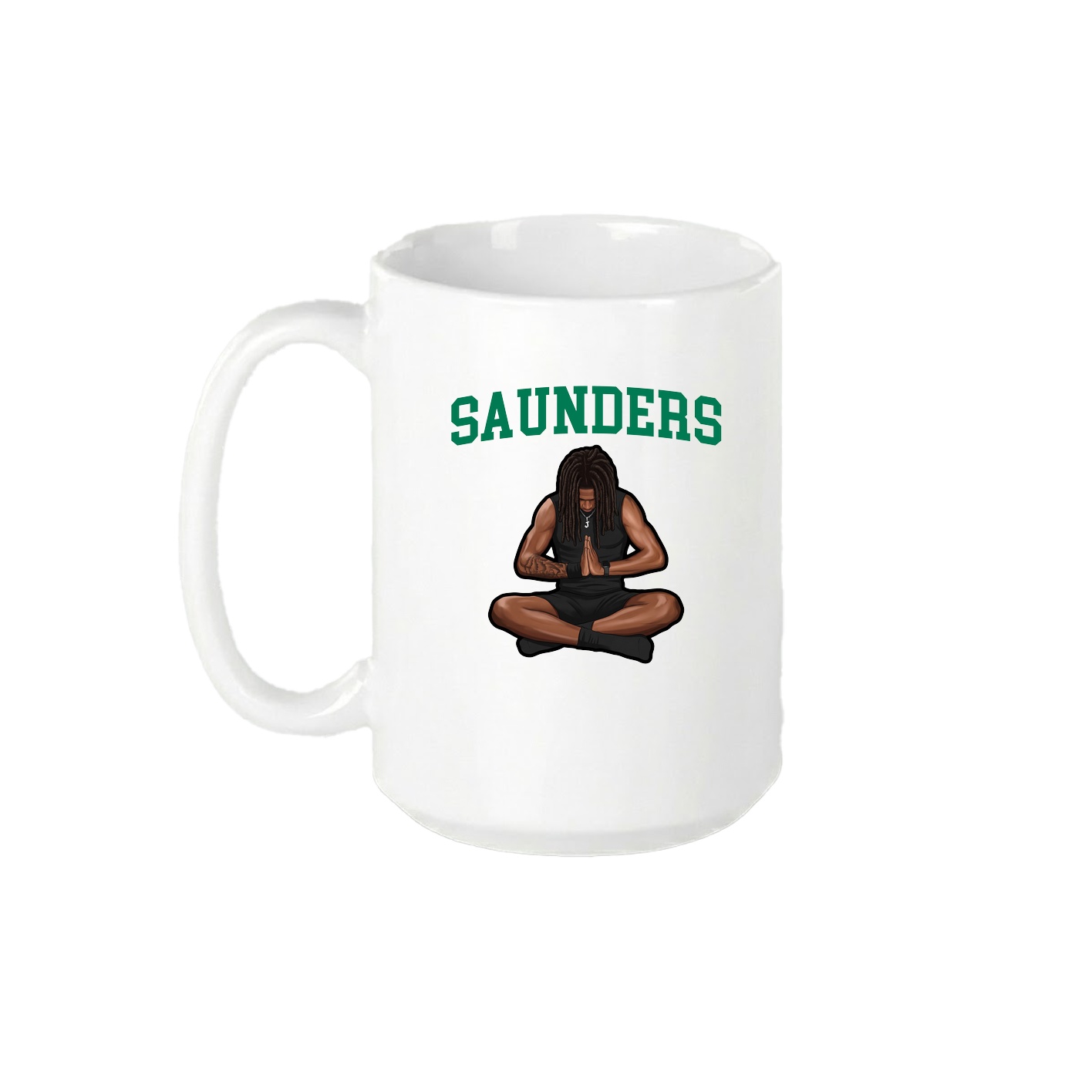 15oz Coffee Mug — Shirsey in White