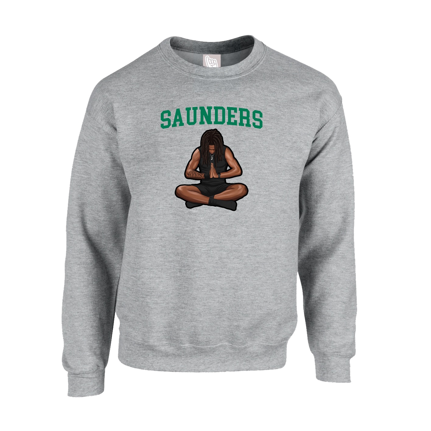 Fleece Crew — Shirsey in Grey