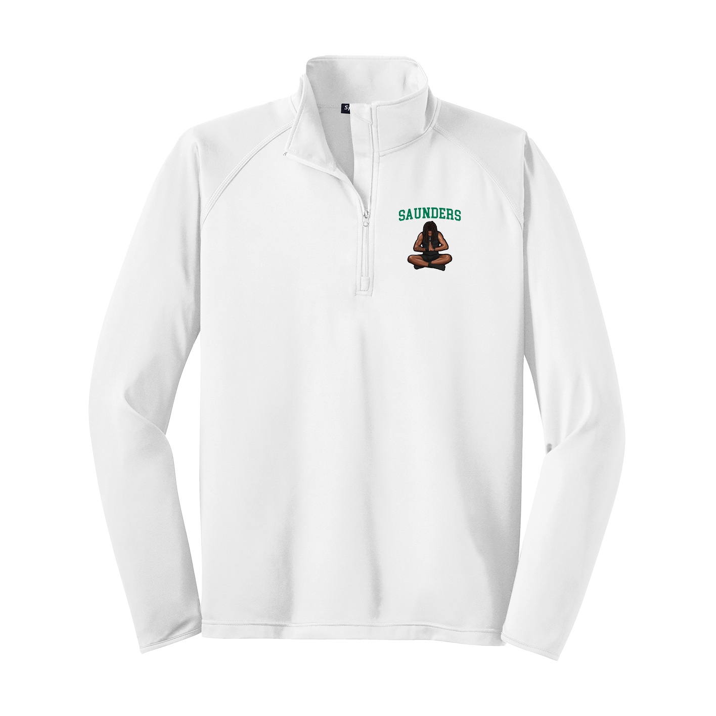 Q-Zip Pullover — Shirsey in White