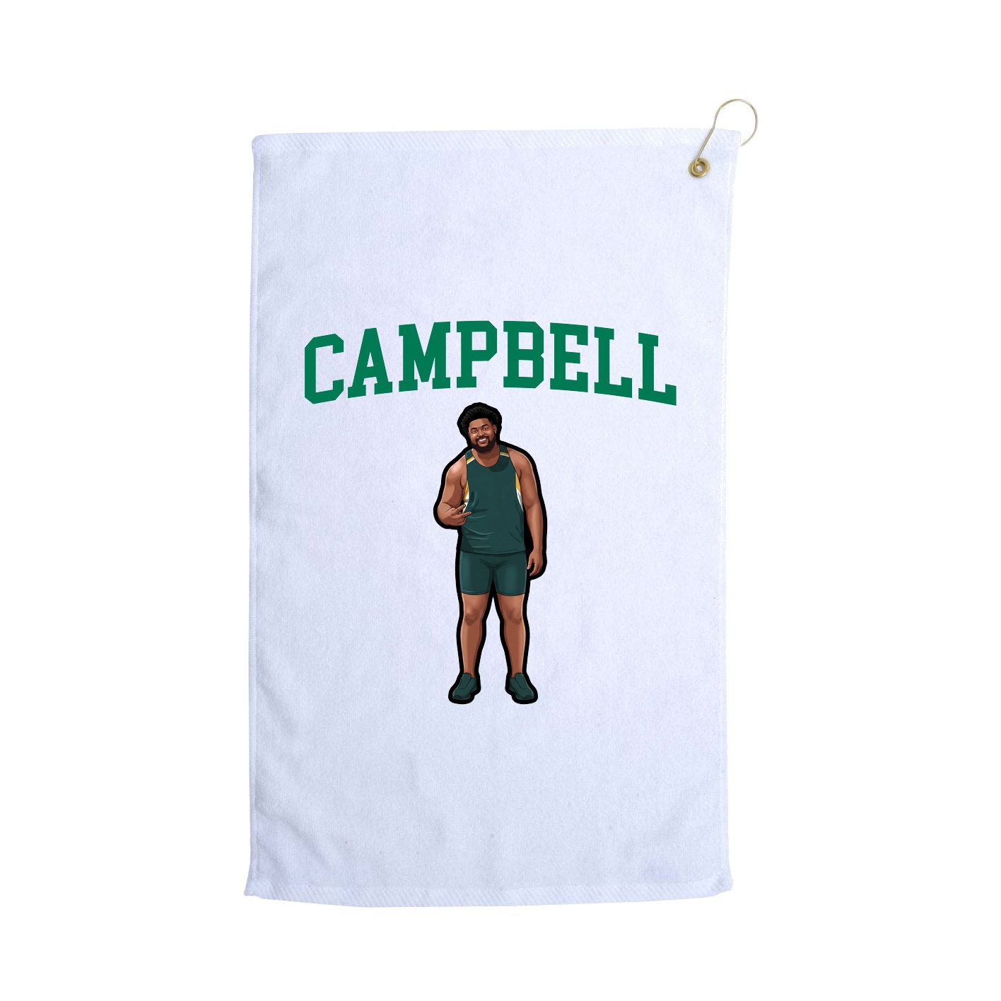 Golf Towel — Shirsey in White