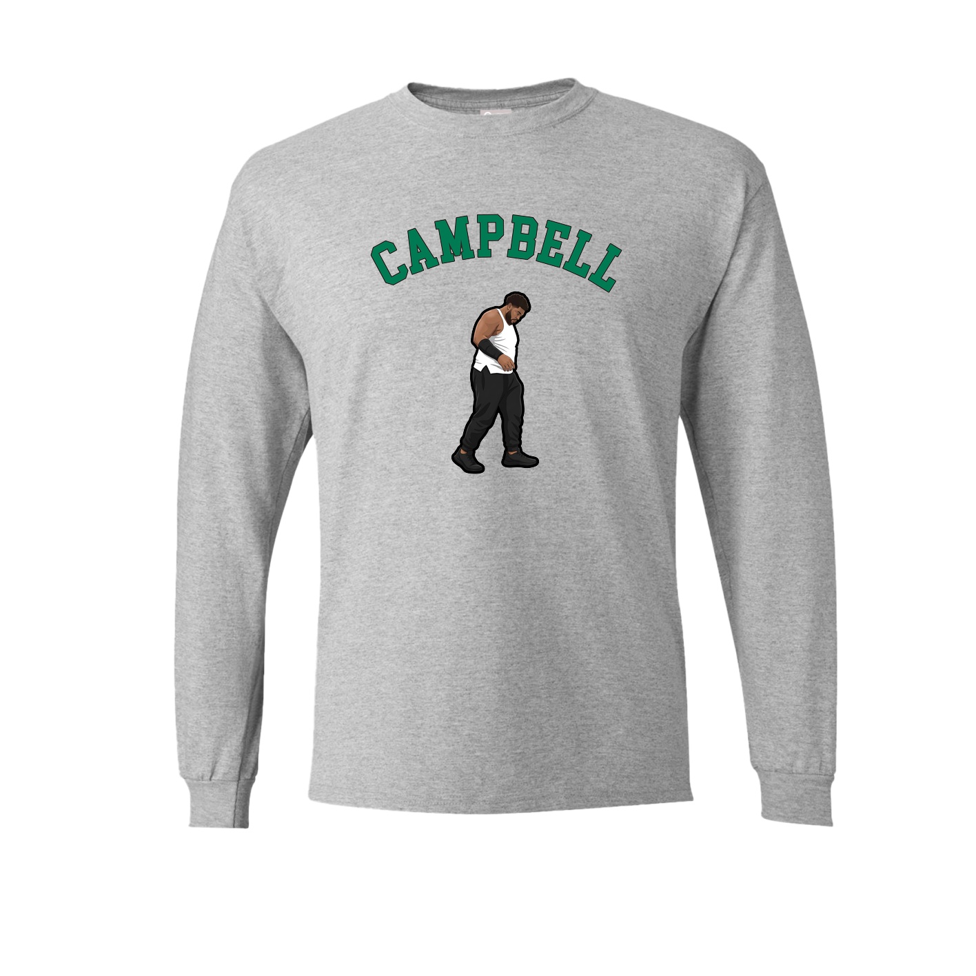 Long Sleeve Tee — Shirsey Arch in Grey