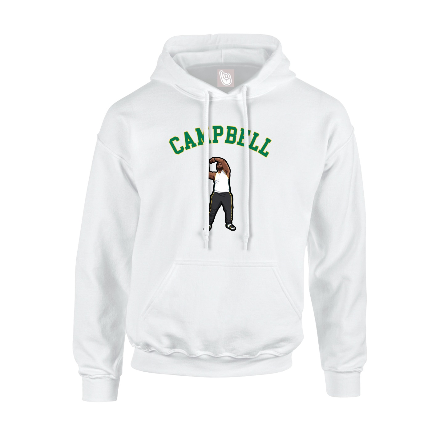 Hoodie — Shirsey Arch in White