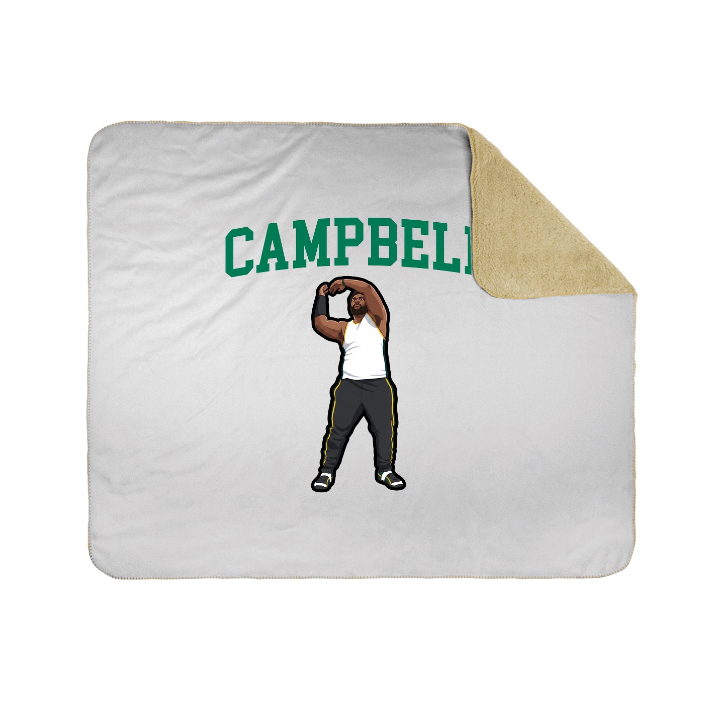 Throw Blanket — Shirsey in White