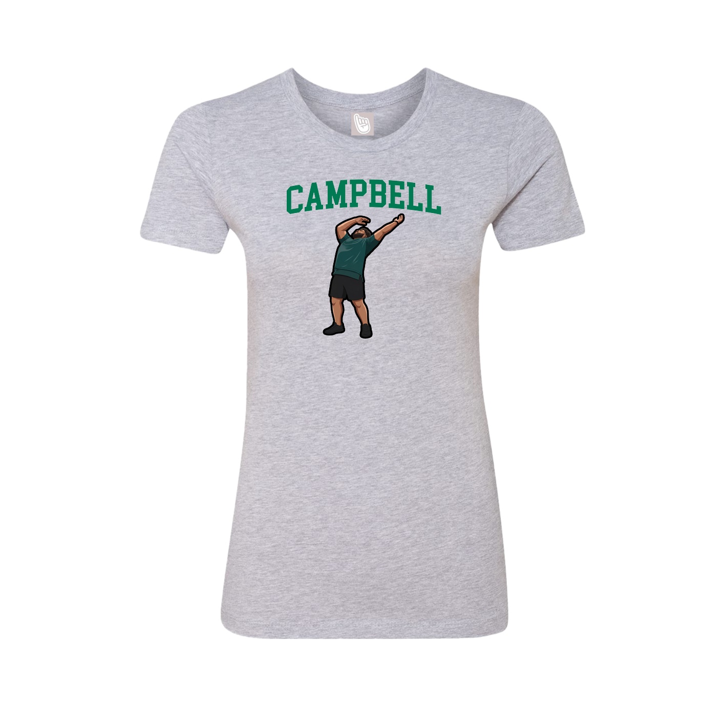 Fitted Women's Tee — Shirsey in Grey