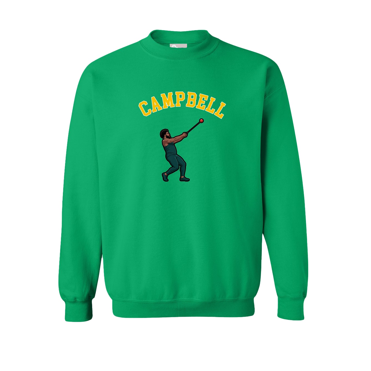 Fleece Crew — Shirsey Arch in Green