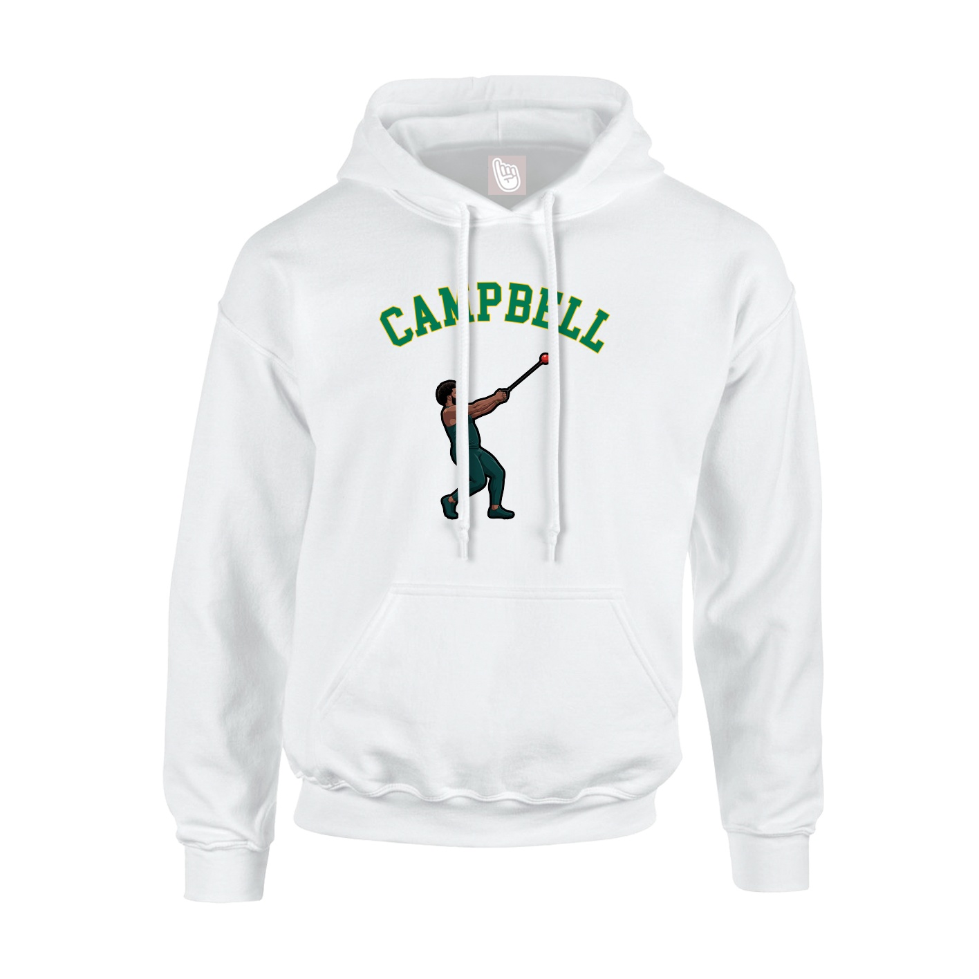 Youth Hoodie — Shirsey Arch in White