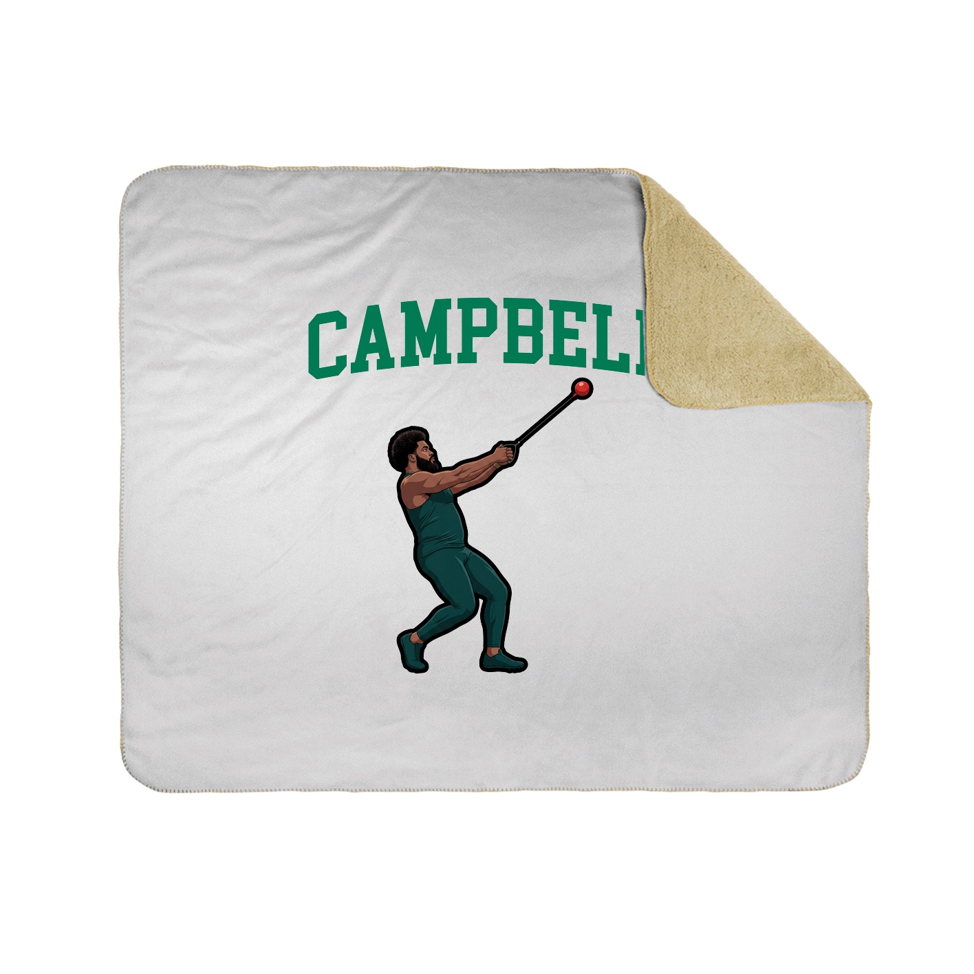 Throw Blanket — Shirsey in White