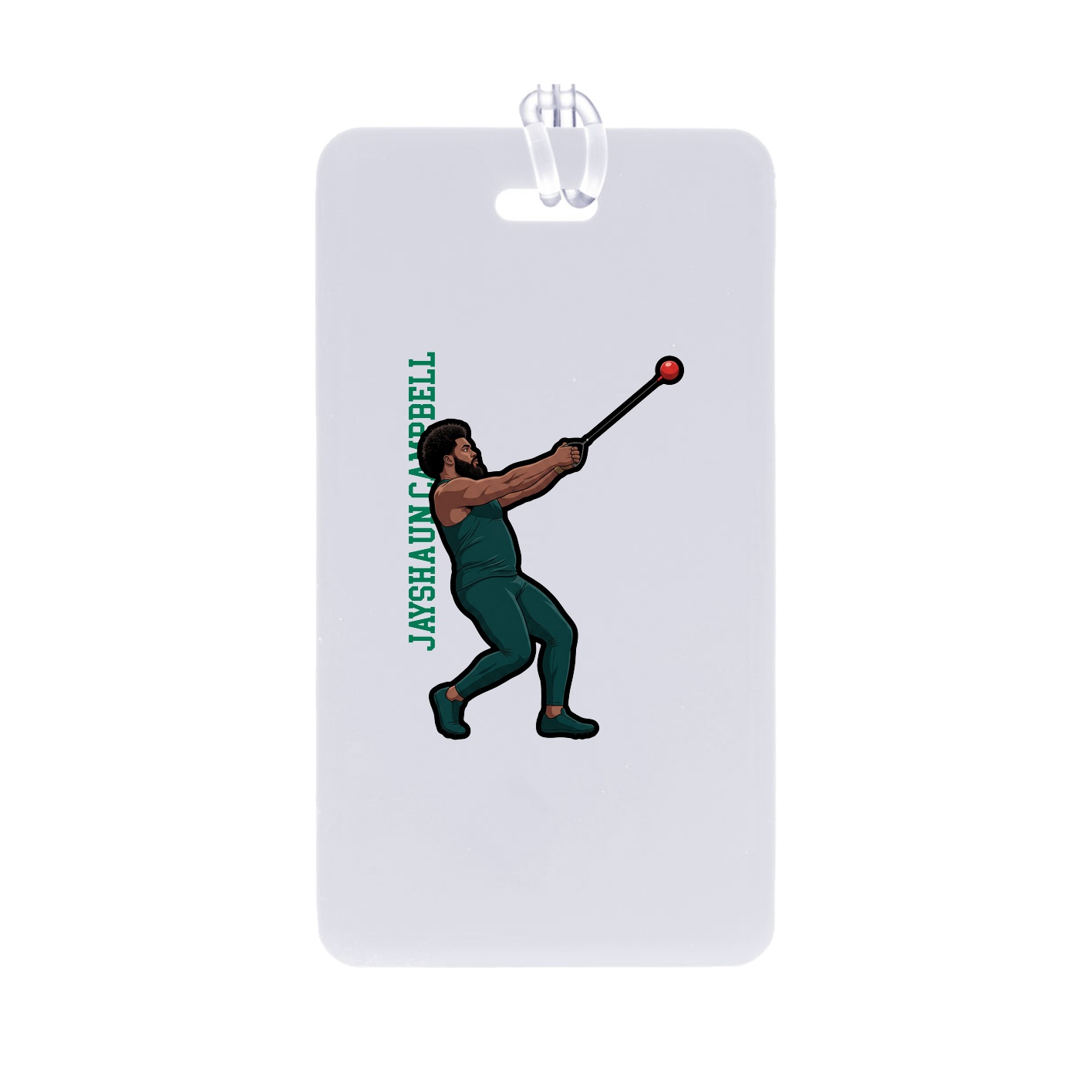 Bag Tag — Name Vertical in Classic