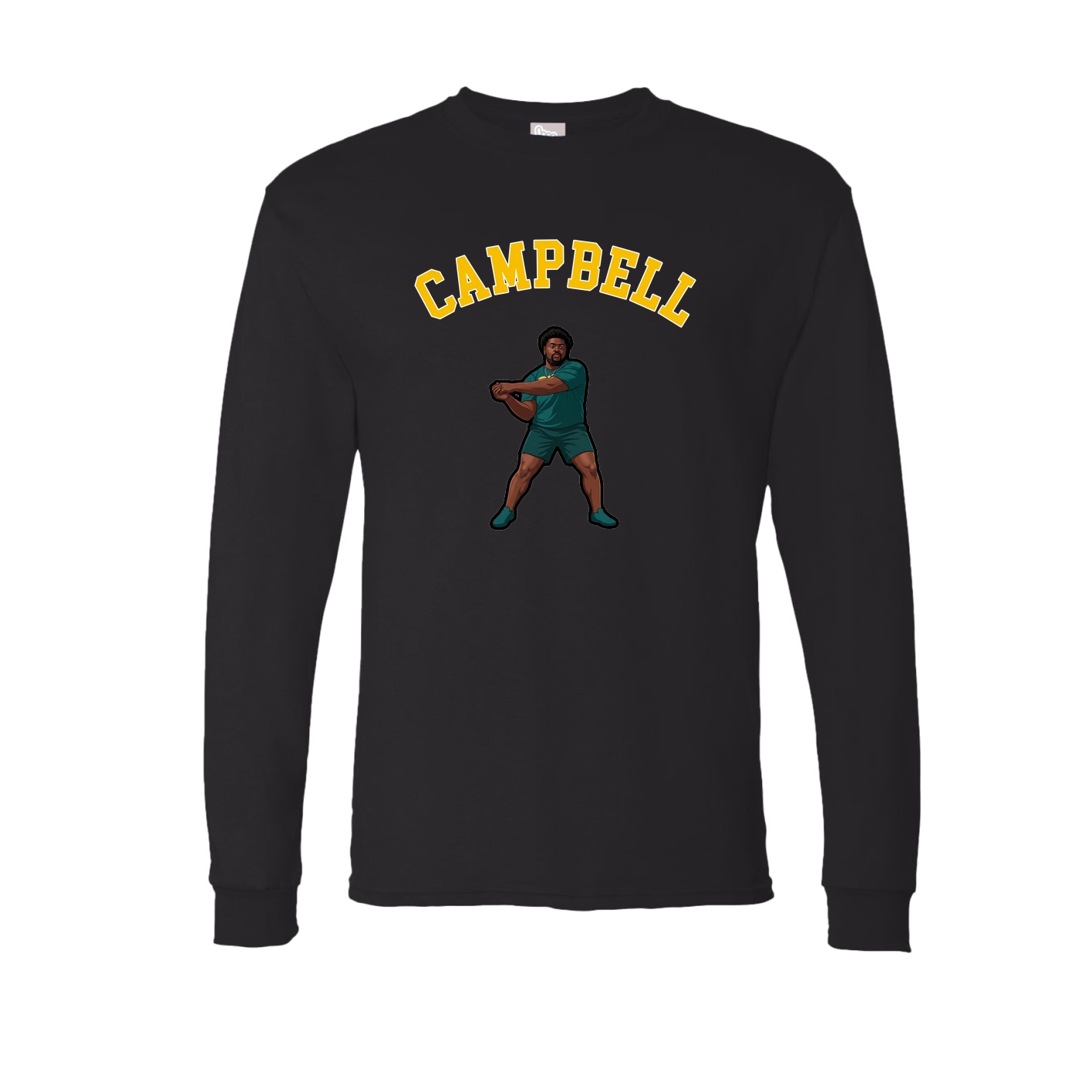 Long Sleeve Tee — Shirsey Arch in Black