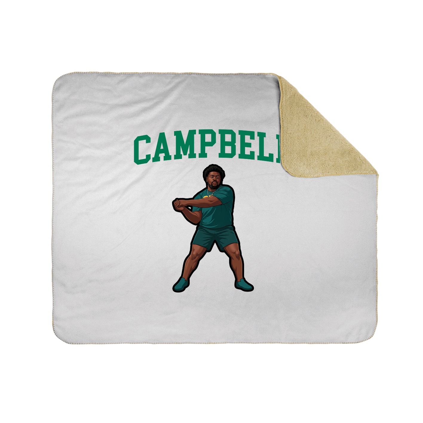 Throw Blanket — Shirsey in White