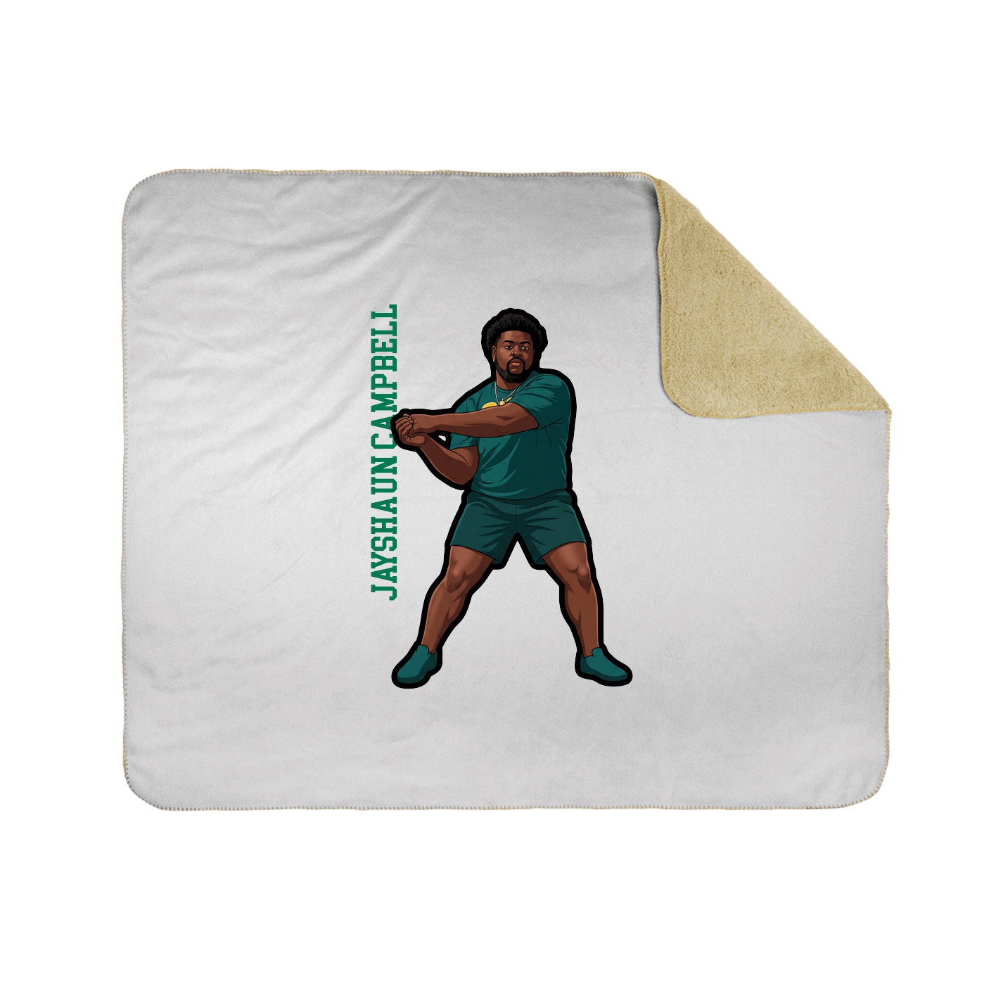 50x60 Sherpa Lined Throw Blanket