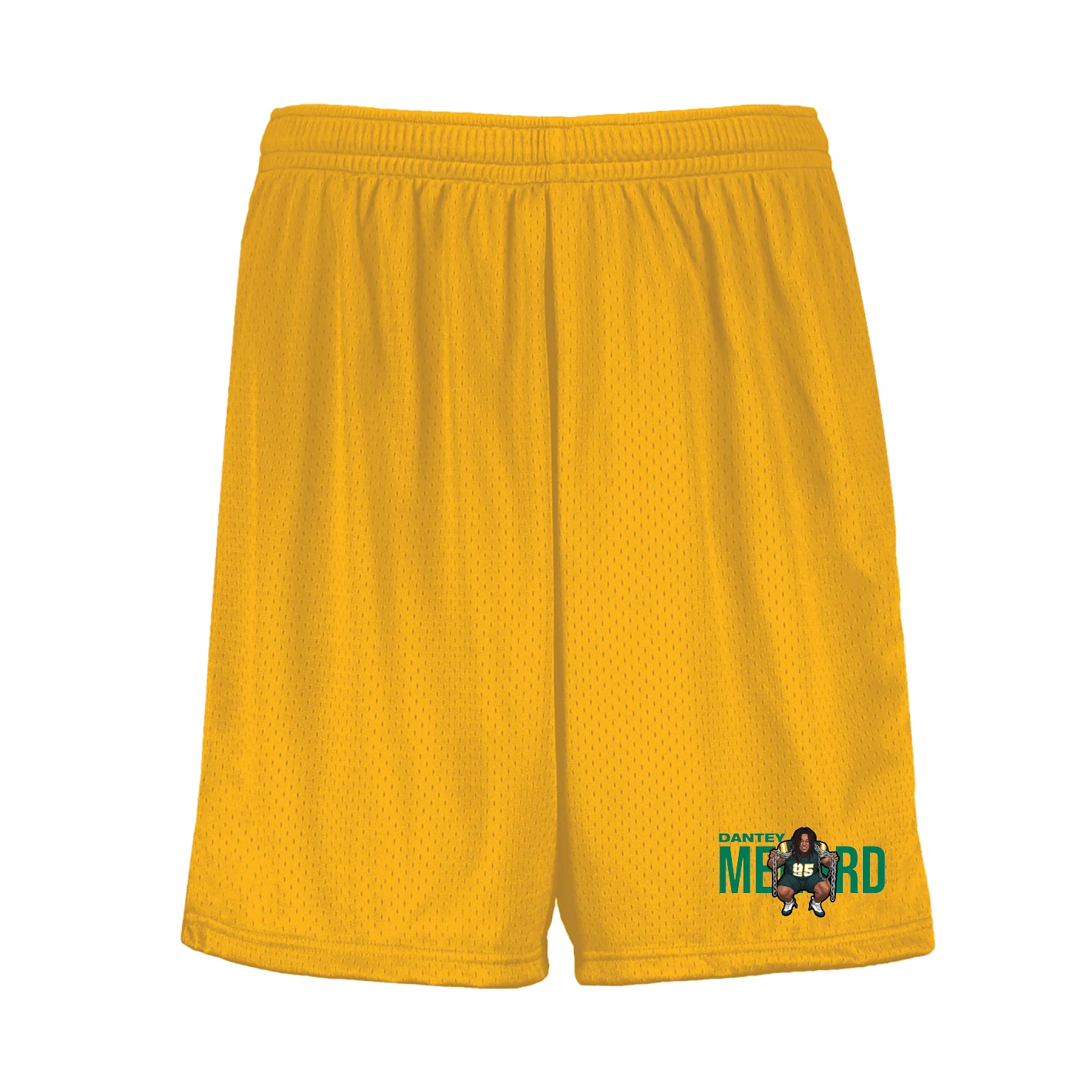Shorts — Player Name in Gold