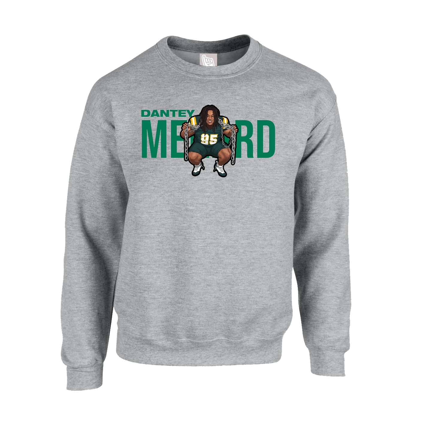 Fleece Crew — Player Name in Grey